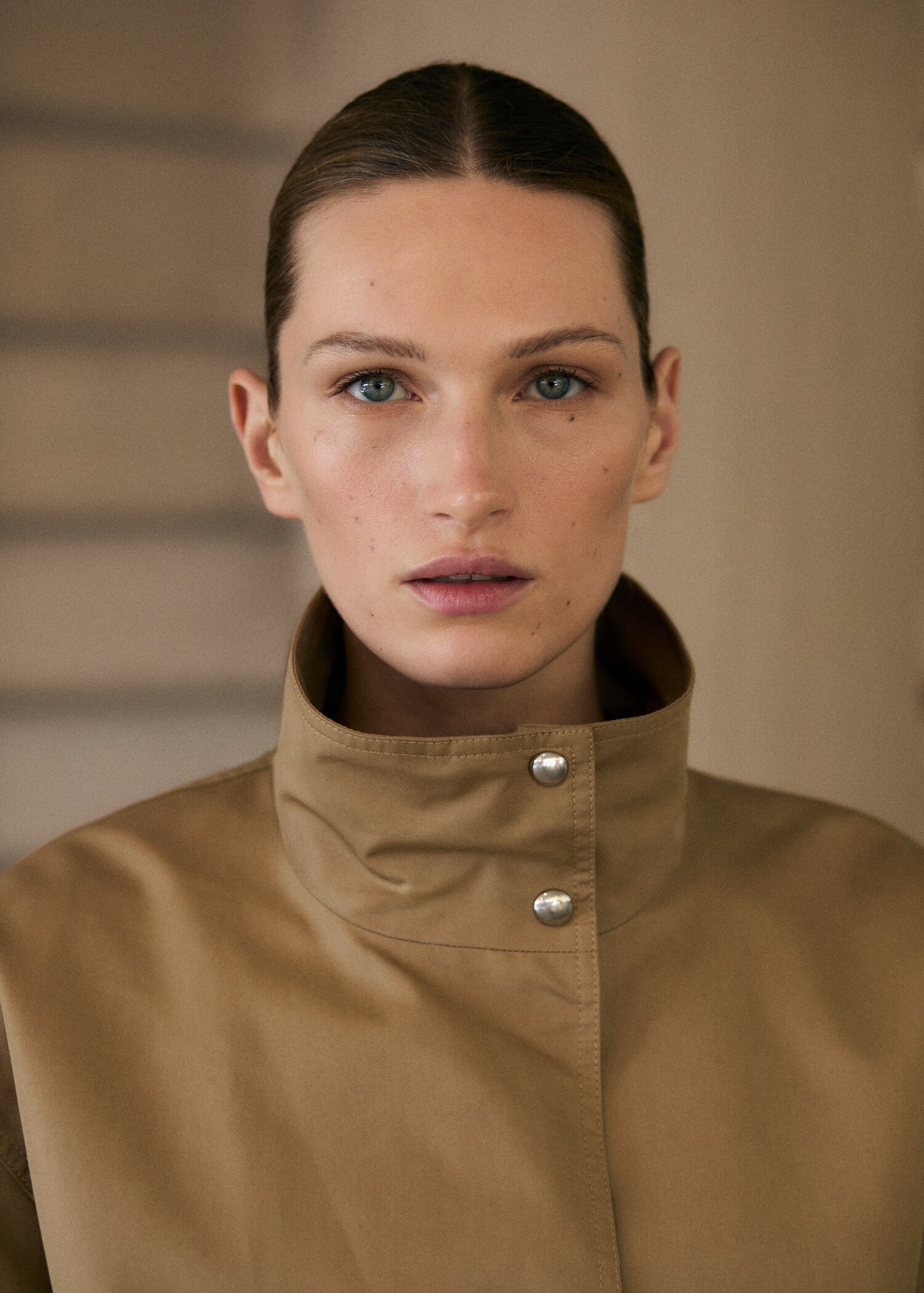 Baumwoll-Parka mit gerafftem Saum - Detail des Artikels 1