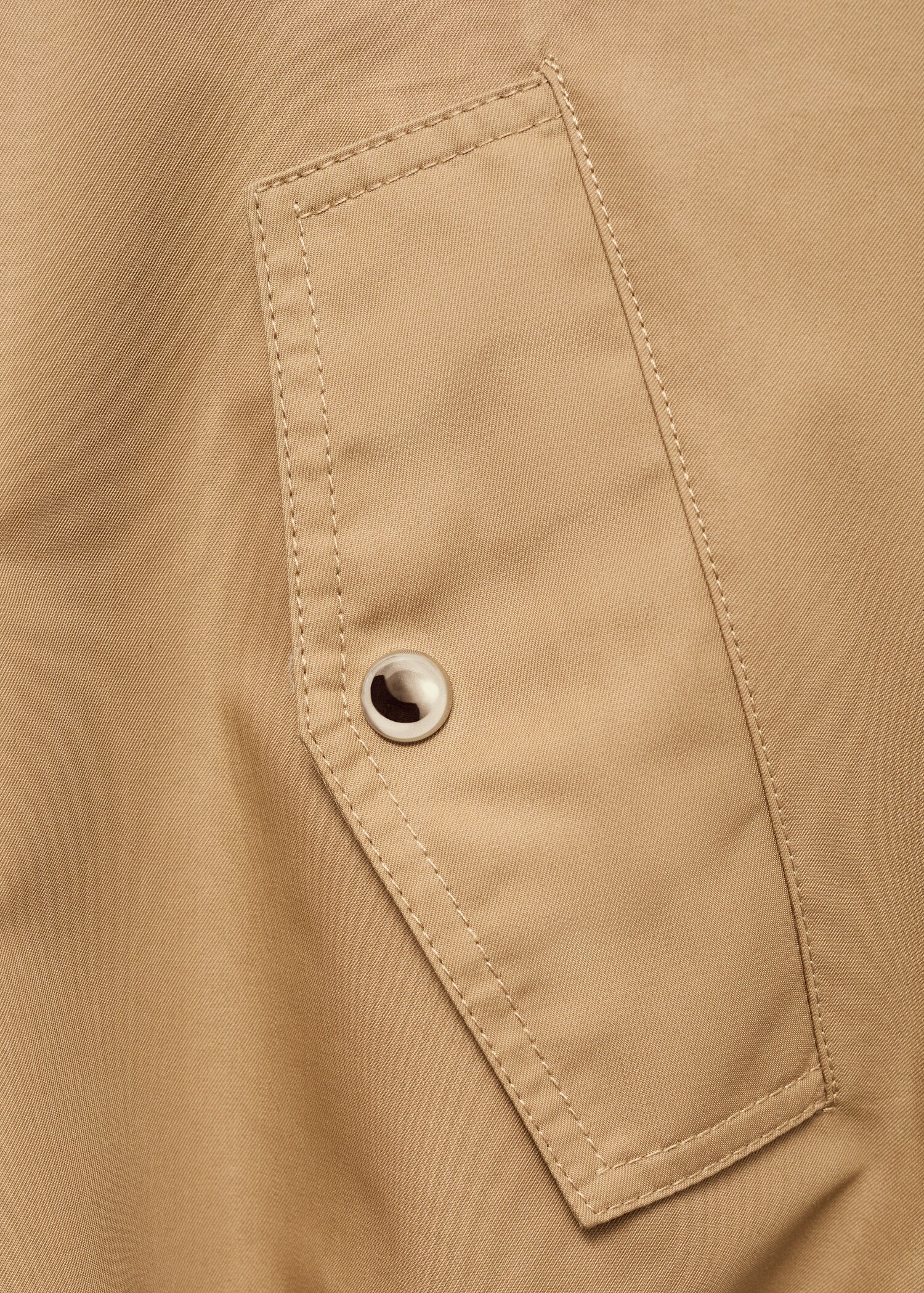 Baumwoll-Parka mit gerafftem Saum - Detail des Artikels 8
