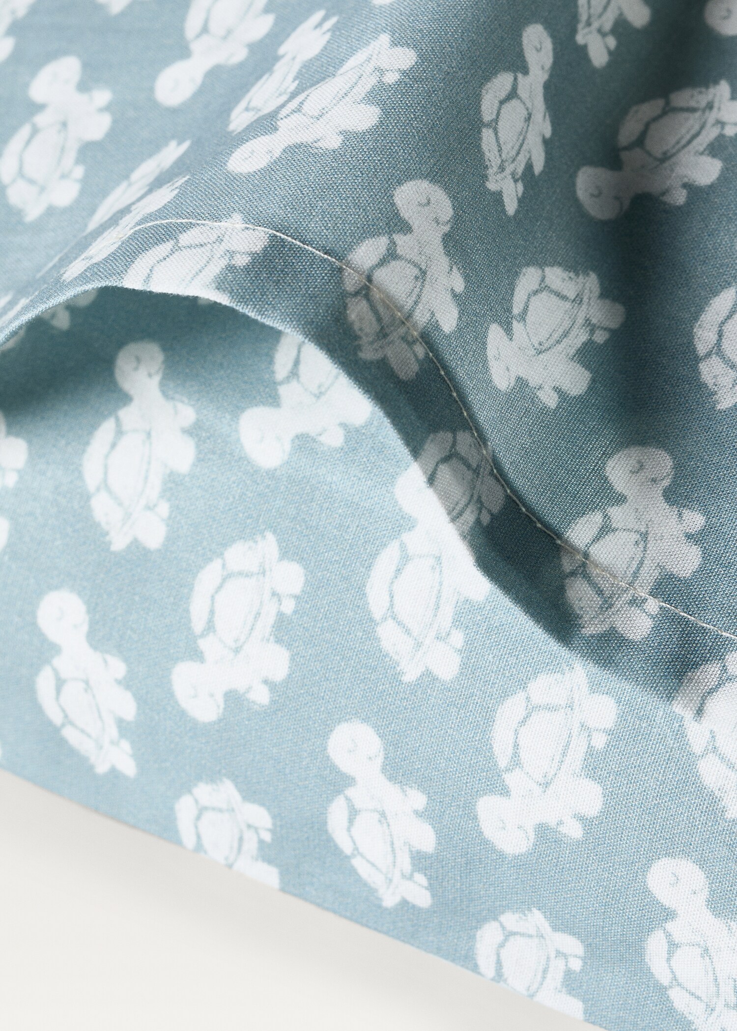 Cotton percale printed children's pillowcase 30x50 cm - Details of the article 1