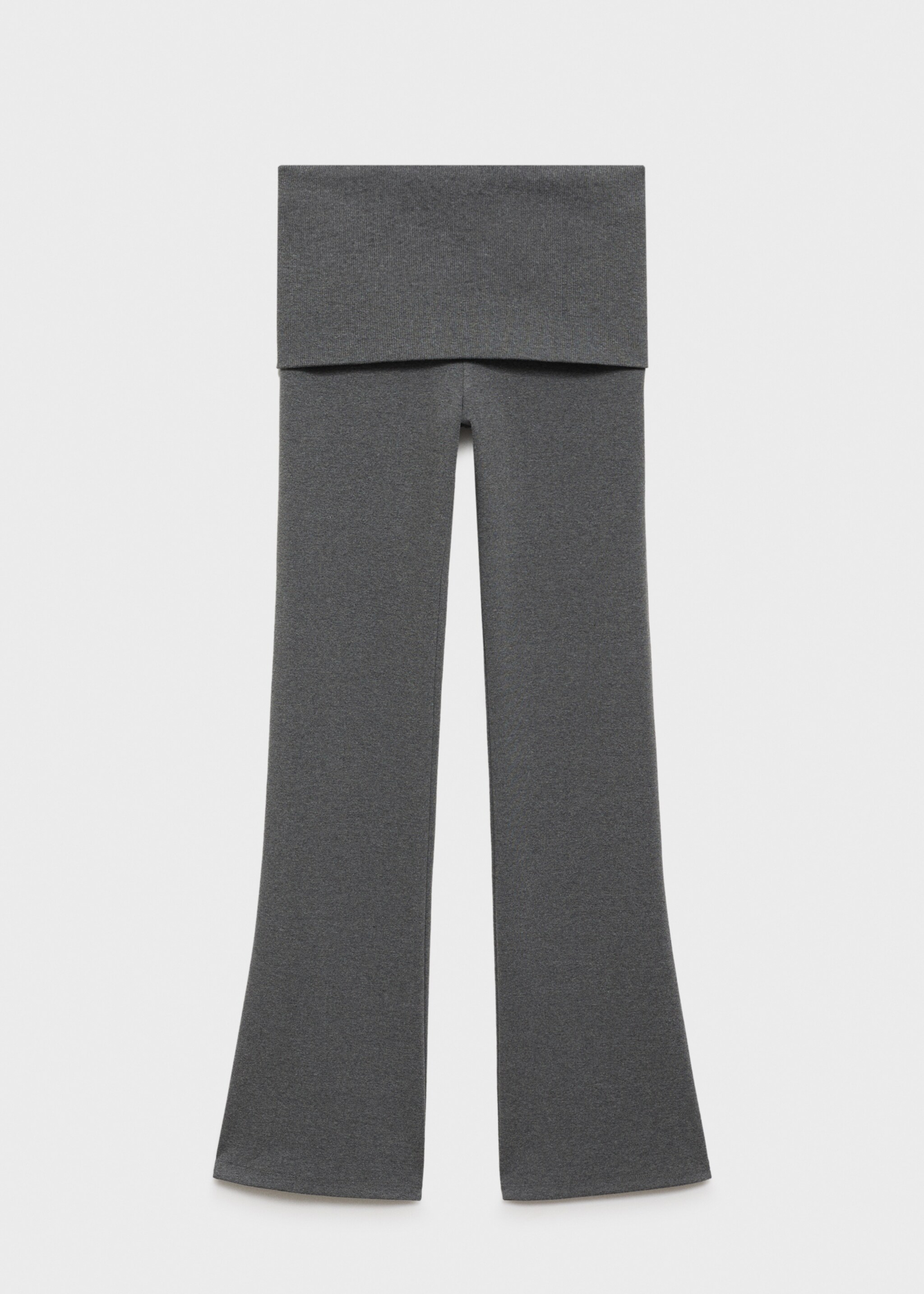 Pantalón acampanado cintura vuelta - Artículo sin modelo, Gris. Ref: 87054091-00.