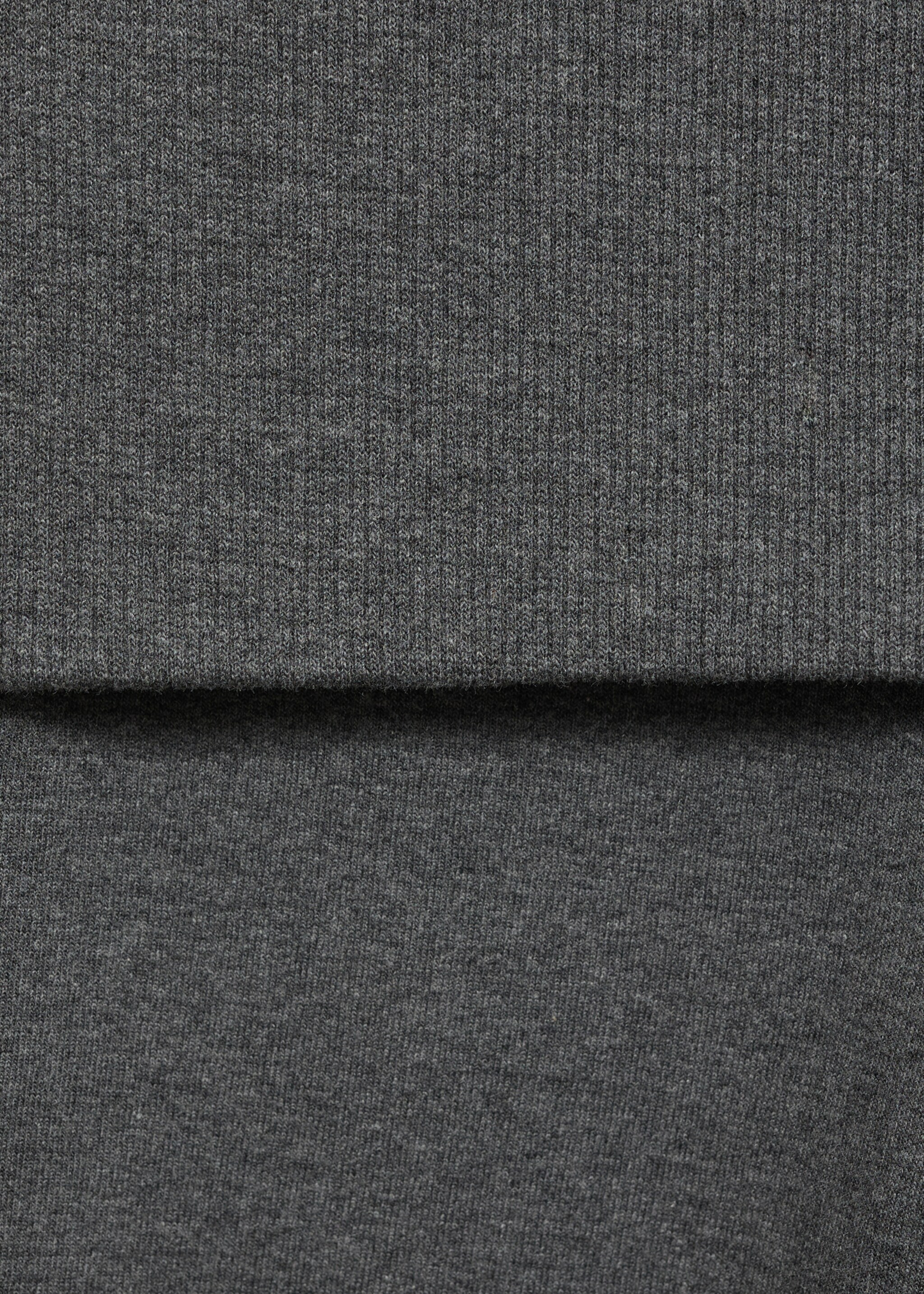 Pantalón acampanado cintura vuelta - Detalle del artículo 0, Gris. Ref: 87054091-00.