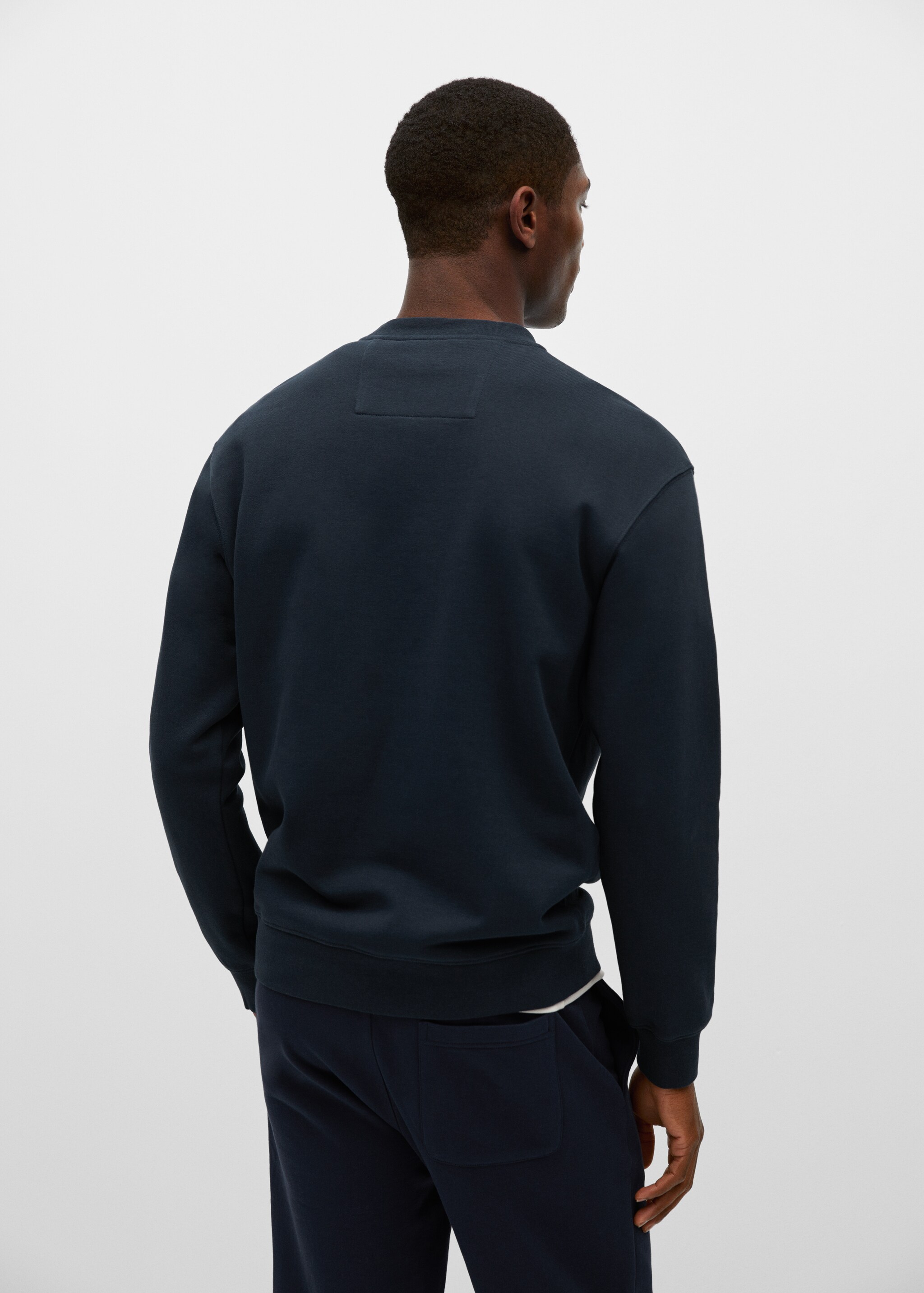 Sudadera algodón mensaje - Reverso del artículo