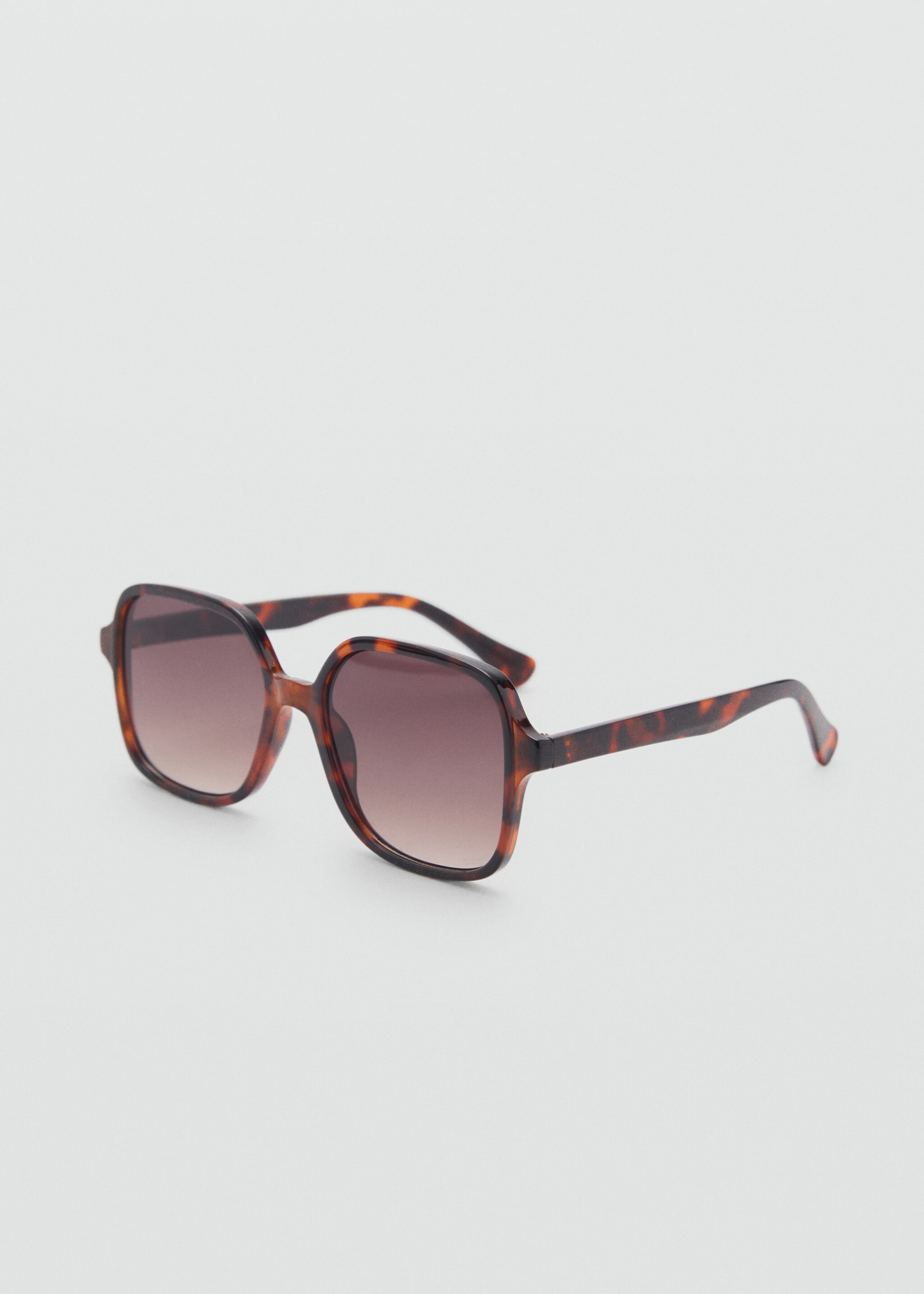 Squared frame sunglasses - Medium plane, Chocolate. Ref: 87054387-00.