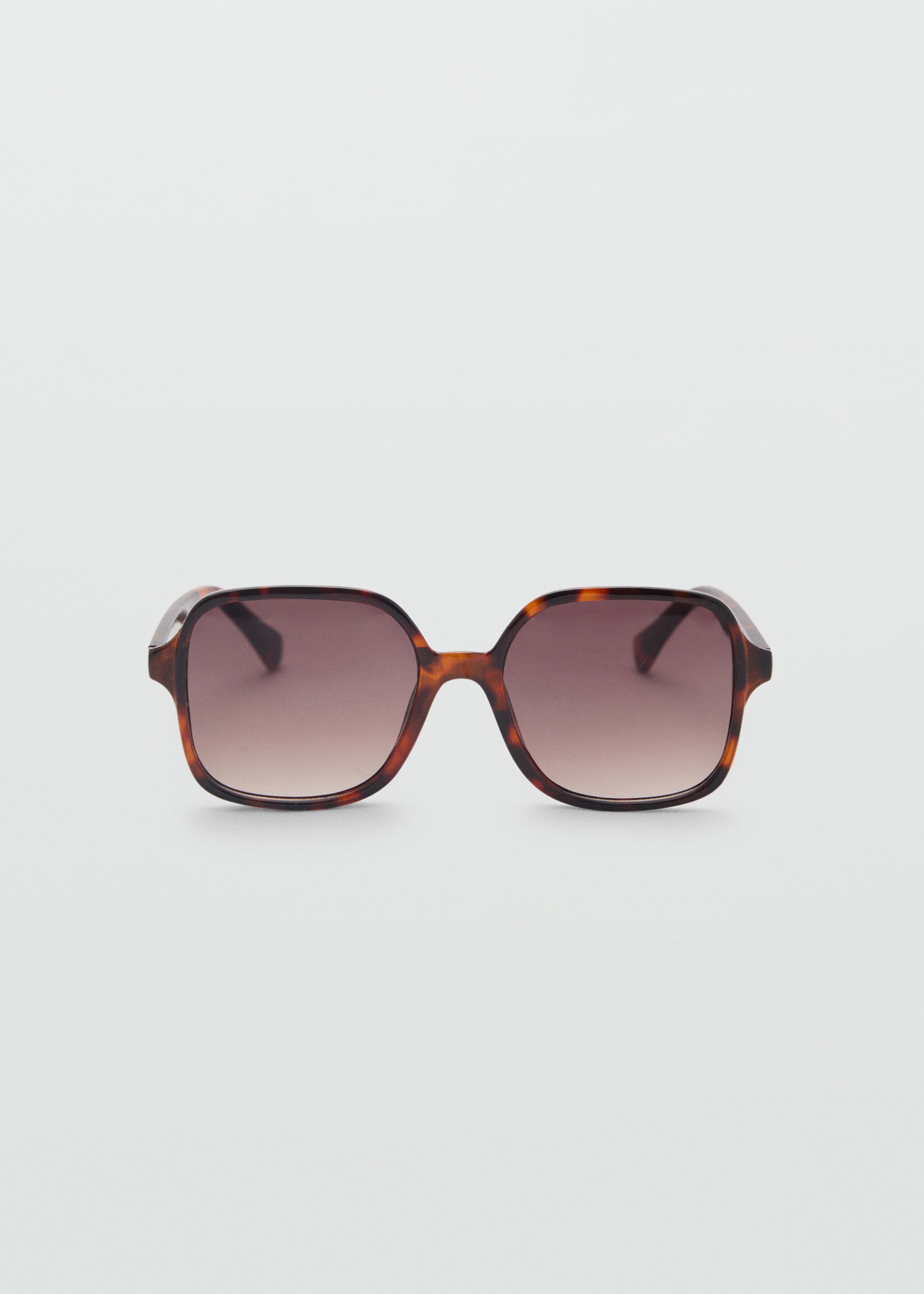 Squared frame sunglasses - Article without model, Chocolate. Ref: 87054387-00.