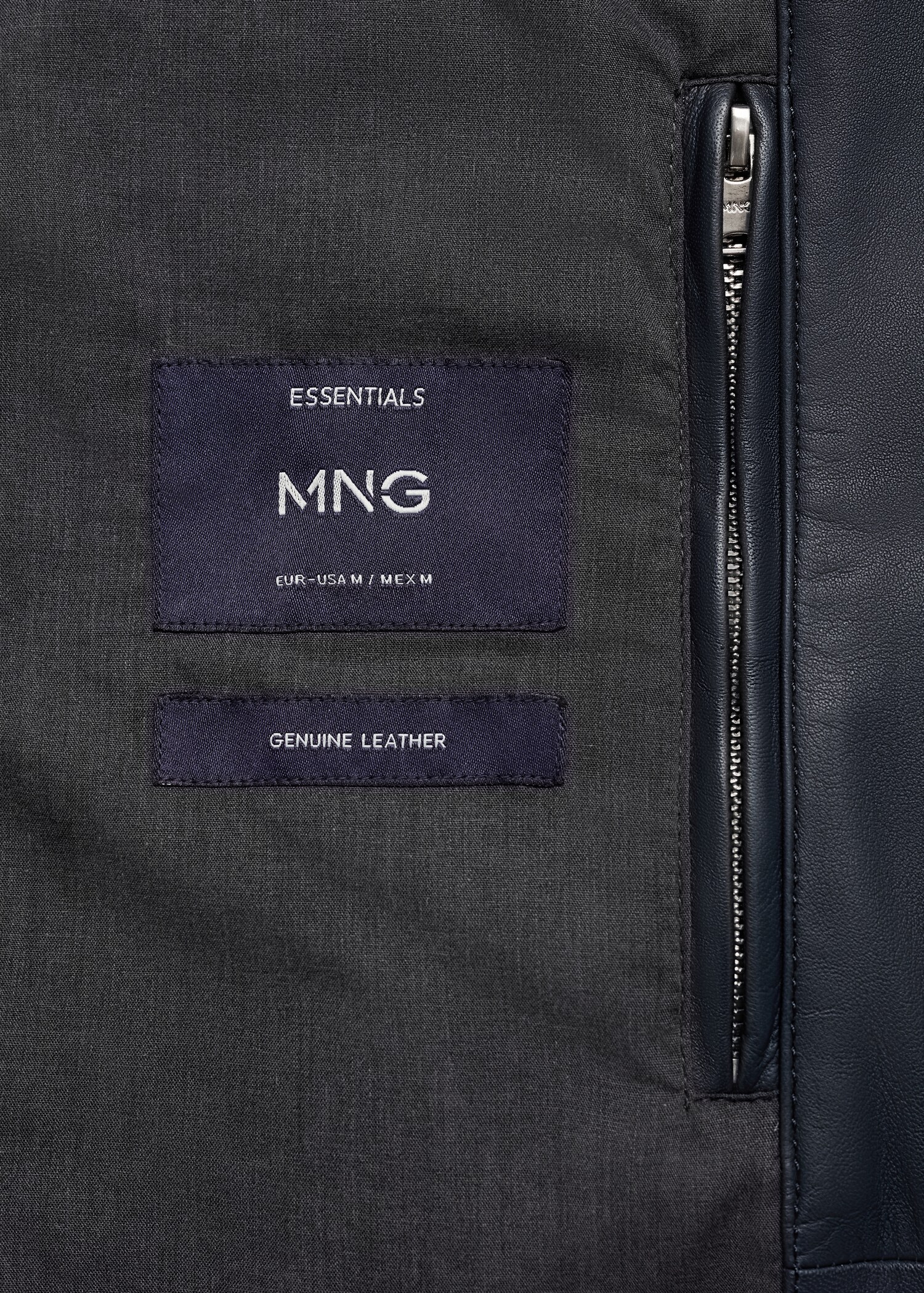 Nappa leather jacket with pockets - Details of the article 0