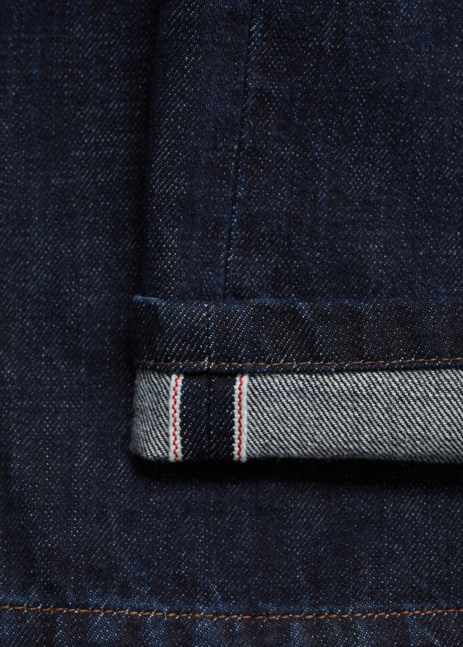 Tapered-fit selvedge jeans - Details of the article 0