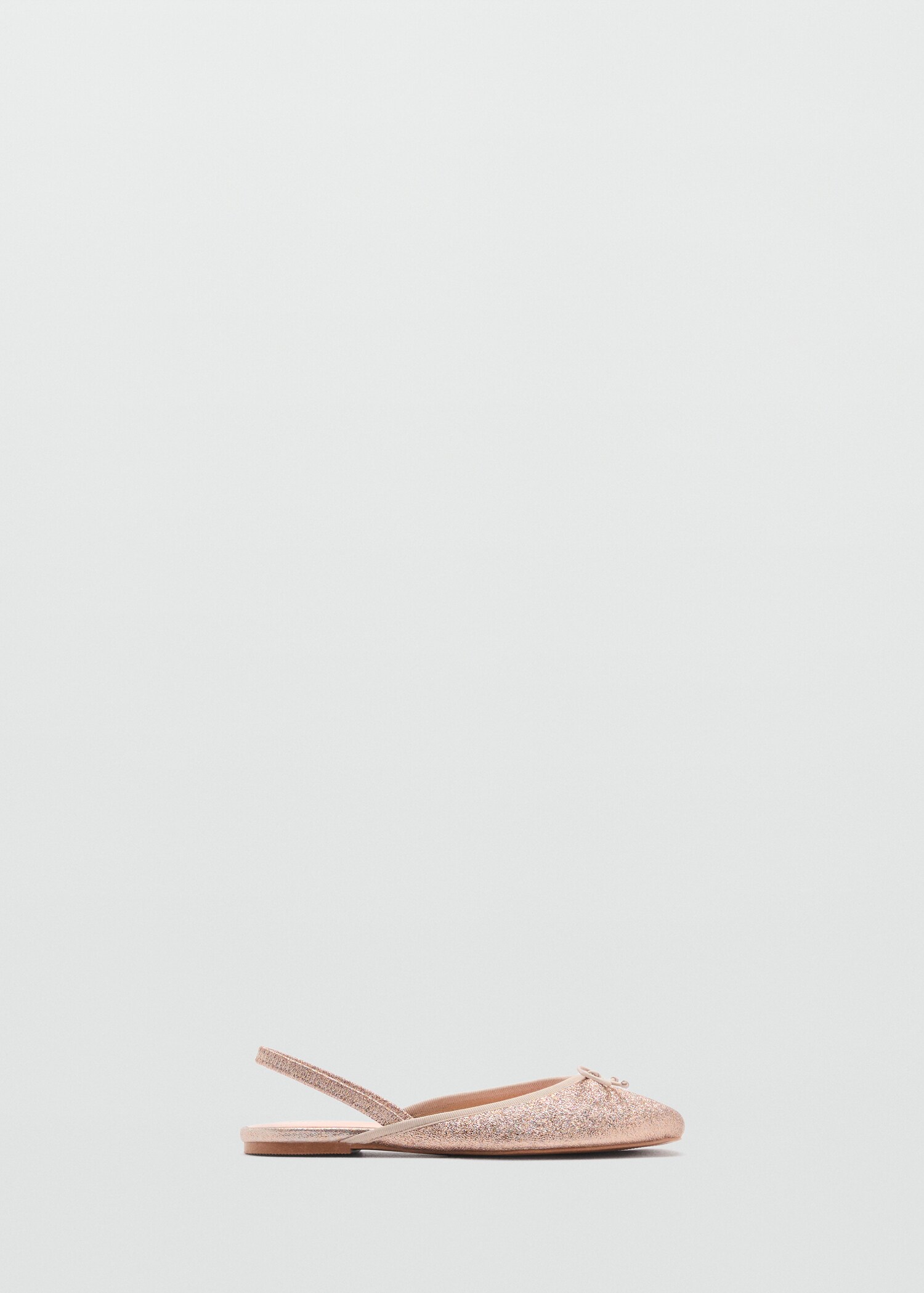 Glitter ballet flats with bow - Article without model