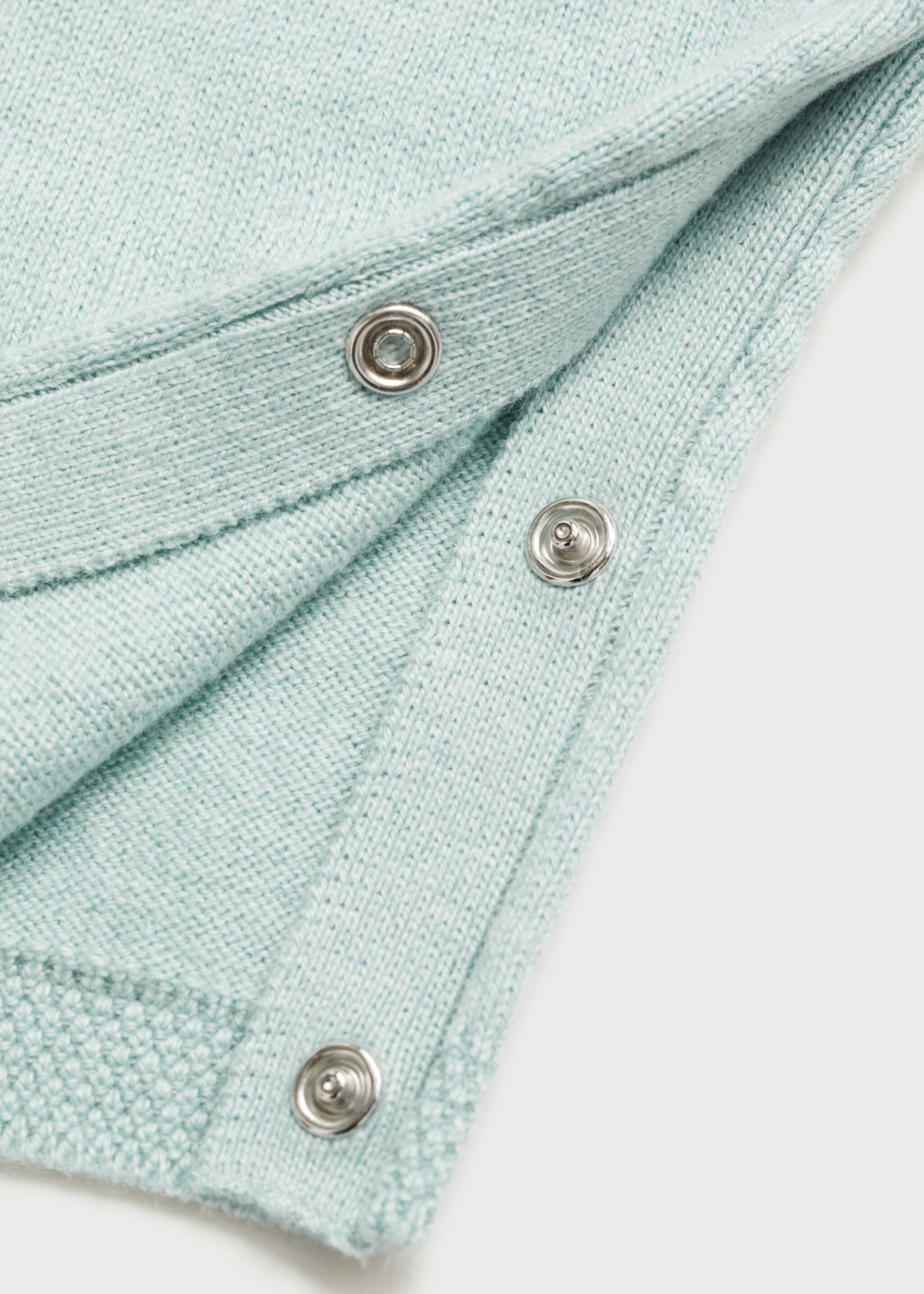 Knitted dungarees - Details of the article 0, Aqua Green. Ref: 87054398-00.