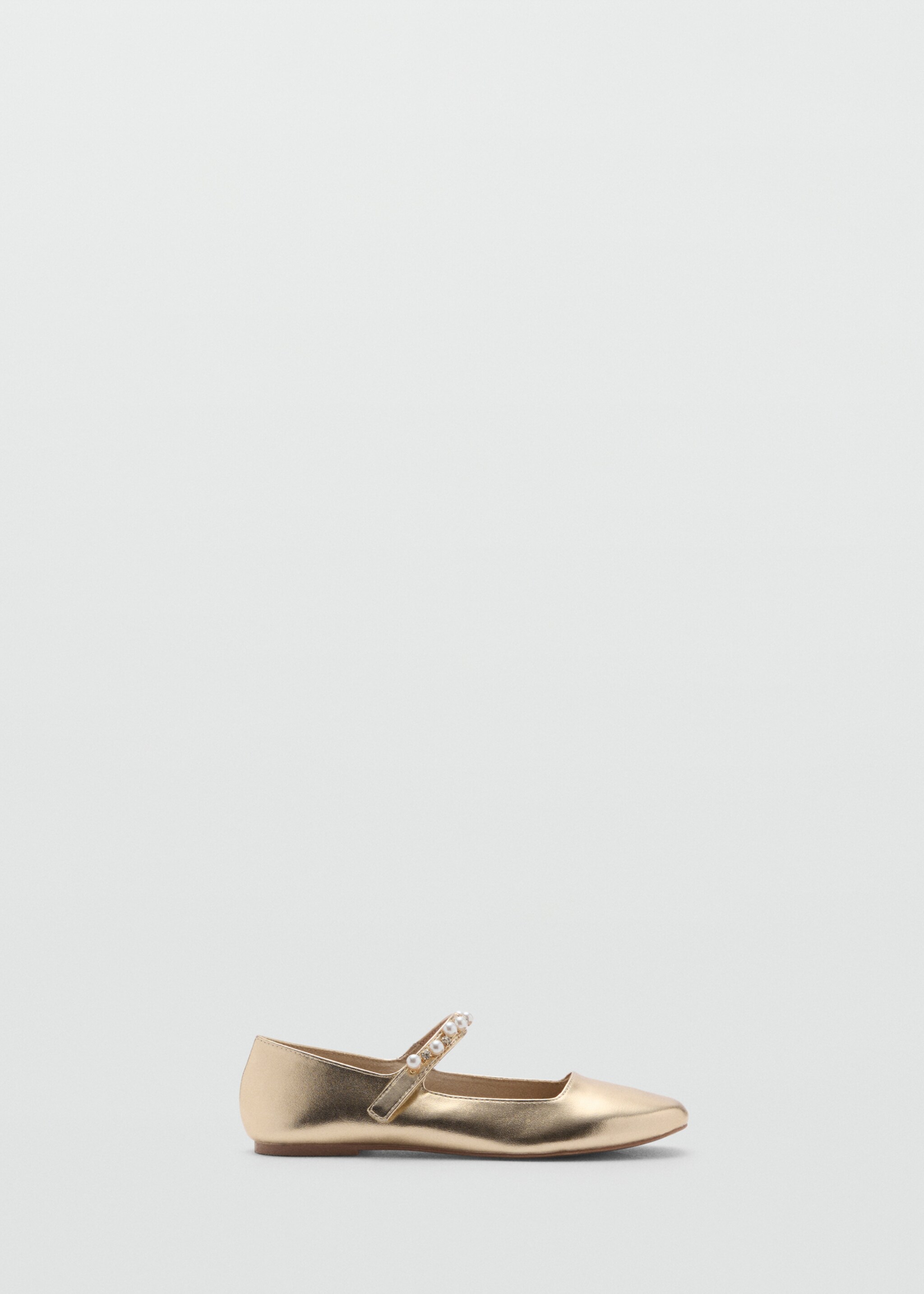 Metallic pearl ballet flats - Article without model, Gold. Ref: 87054405-00.