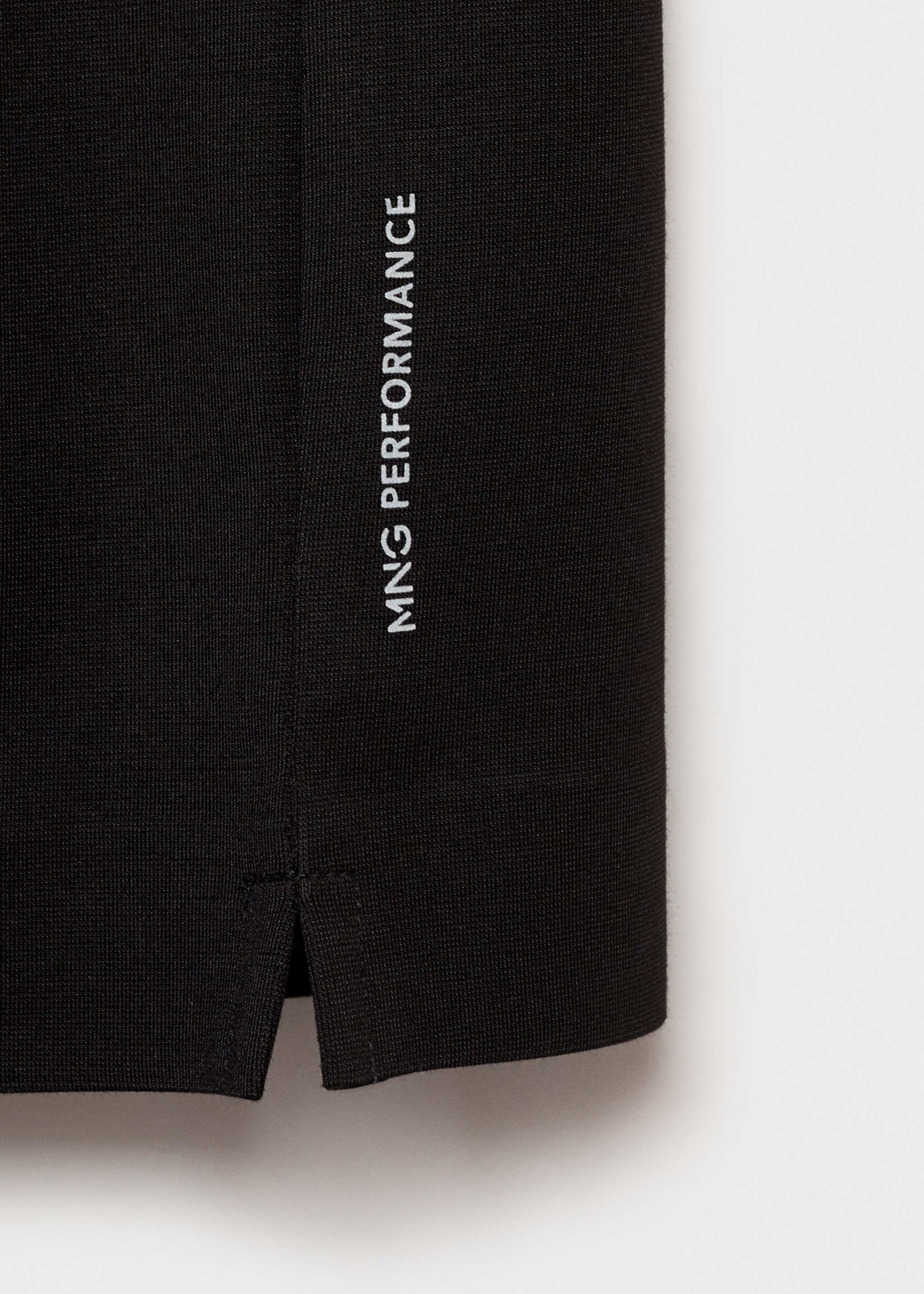 COOLMAX® slim fit polo shirt - Details of the article 0, Black. Ref: 87054406-00.