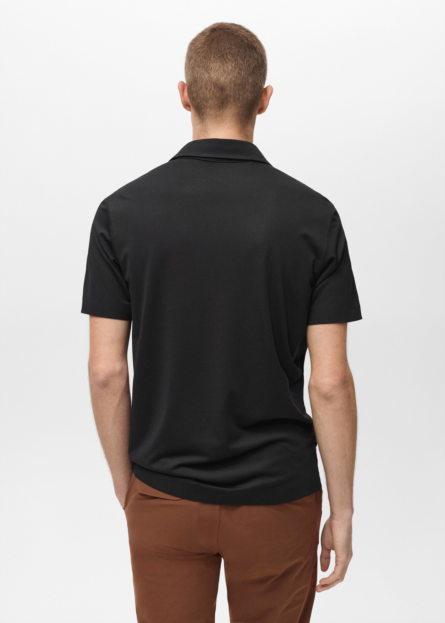 Polo slim-fit COOLMAX® - Verso de l’article