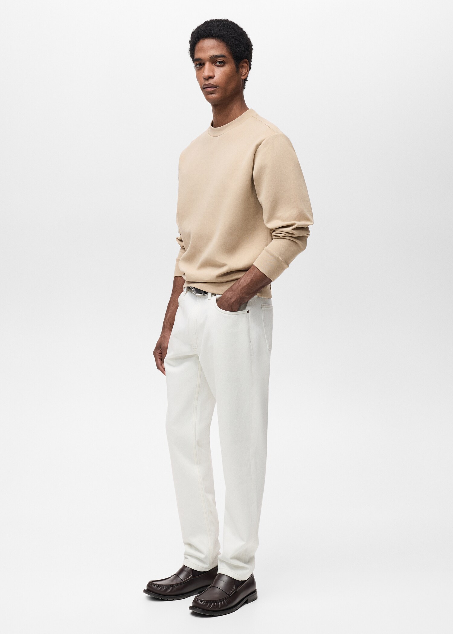 Regular-Fit-Sweatshirt aus Baumwolle - Detail des Artikels 2