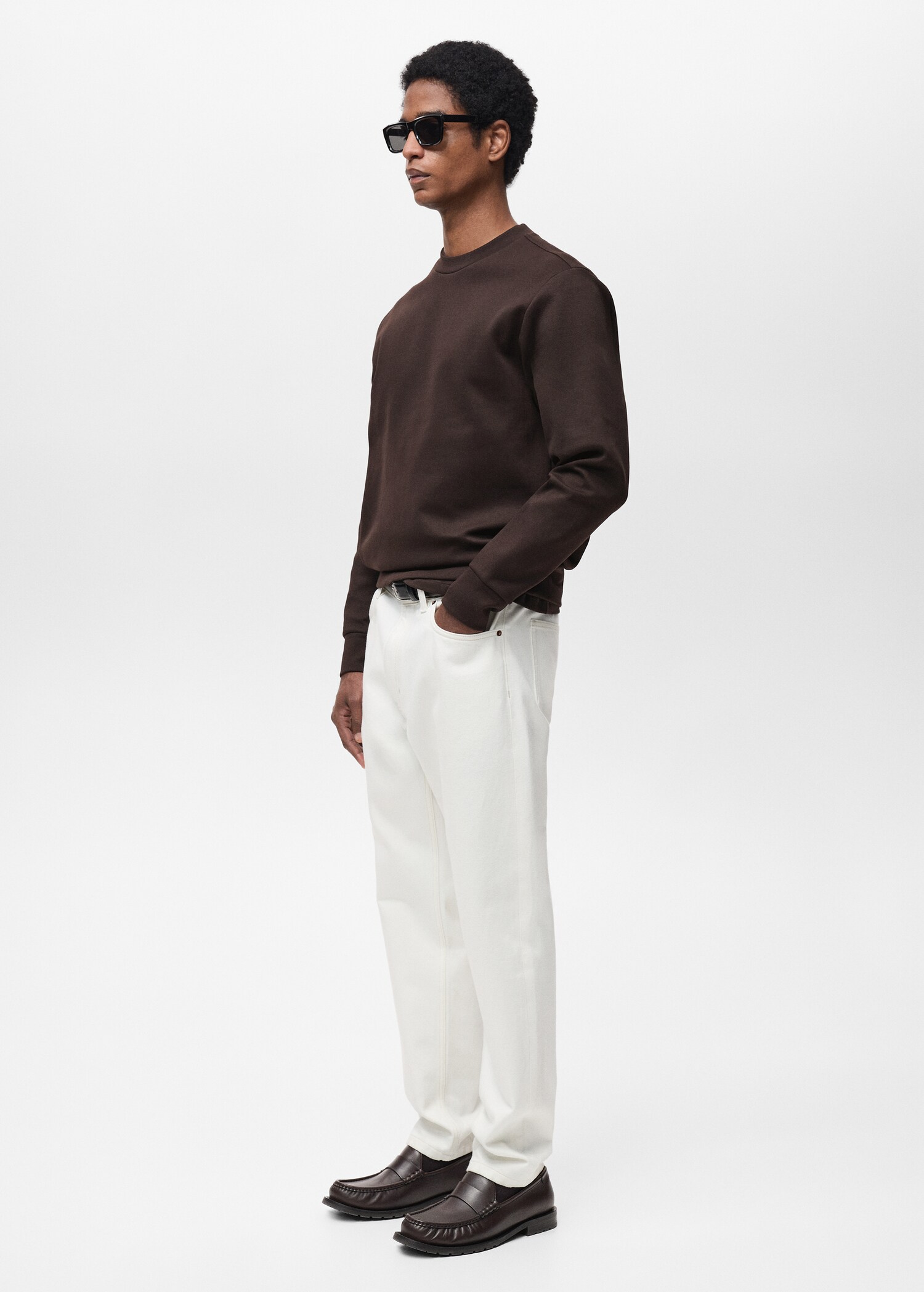 Regular-Fit-Sweatshirt aus Baumwolle - Detail des Artikels 2