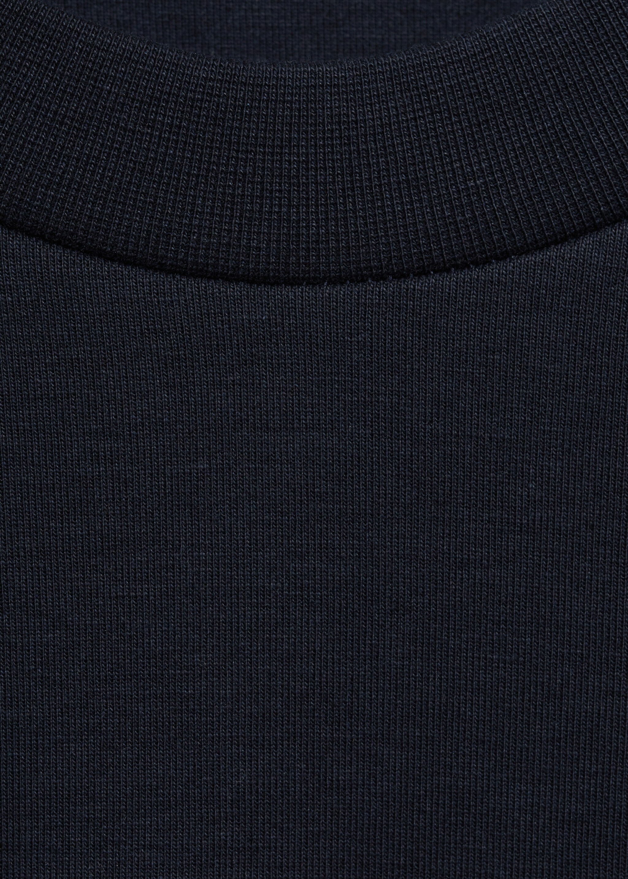 Regular-Fit-Sweatshirt aus Baumwolle - Detail des Artikels 8, Nachtblau. Ref: 87054409-00.