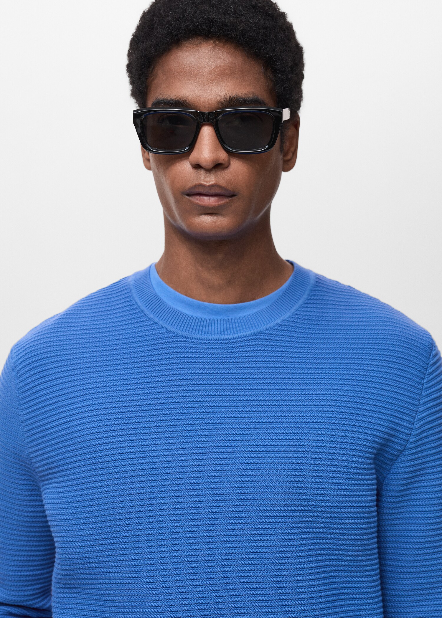 100% cotton braided sweater - Details of the article 1