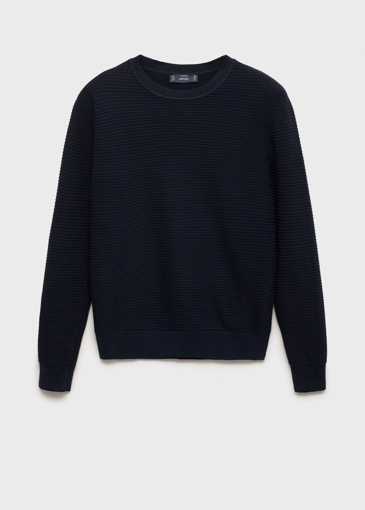 100% cotton braided sweater - Article without model