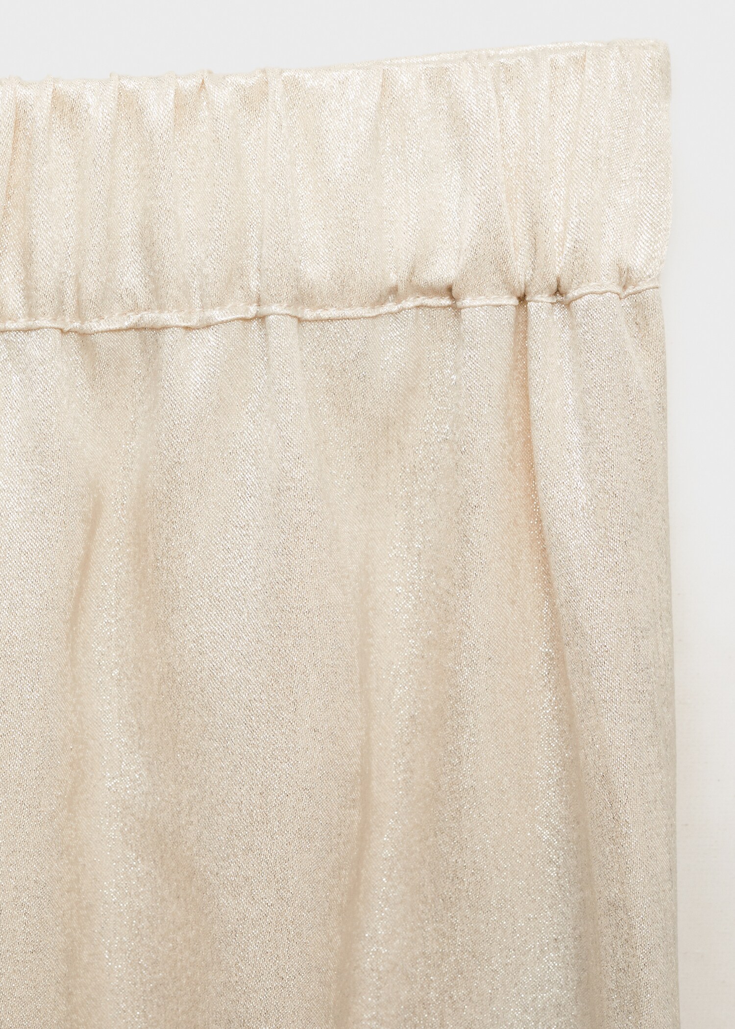 Metallic straight-fit trousers - Details of the article 0