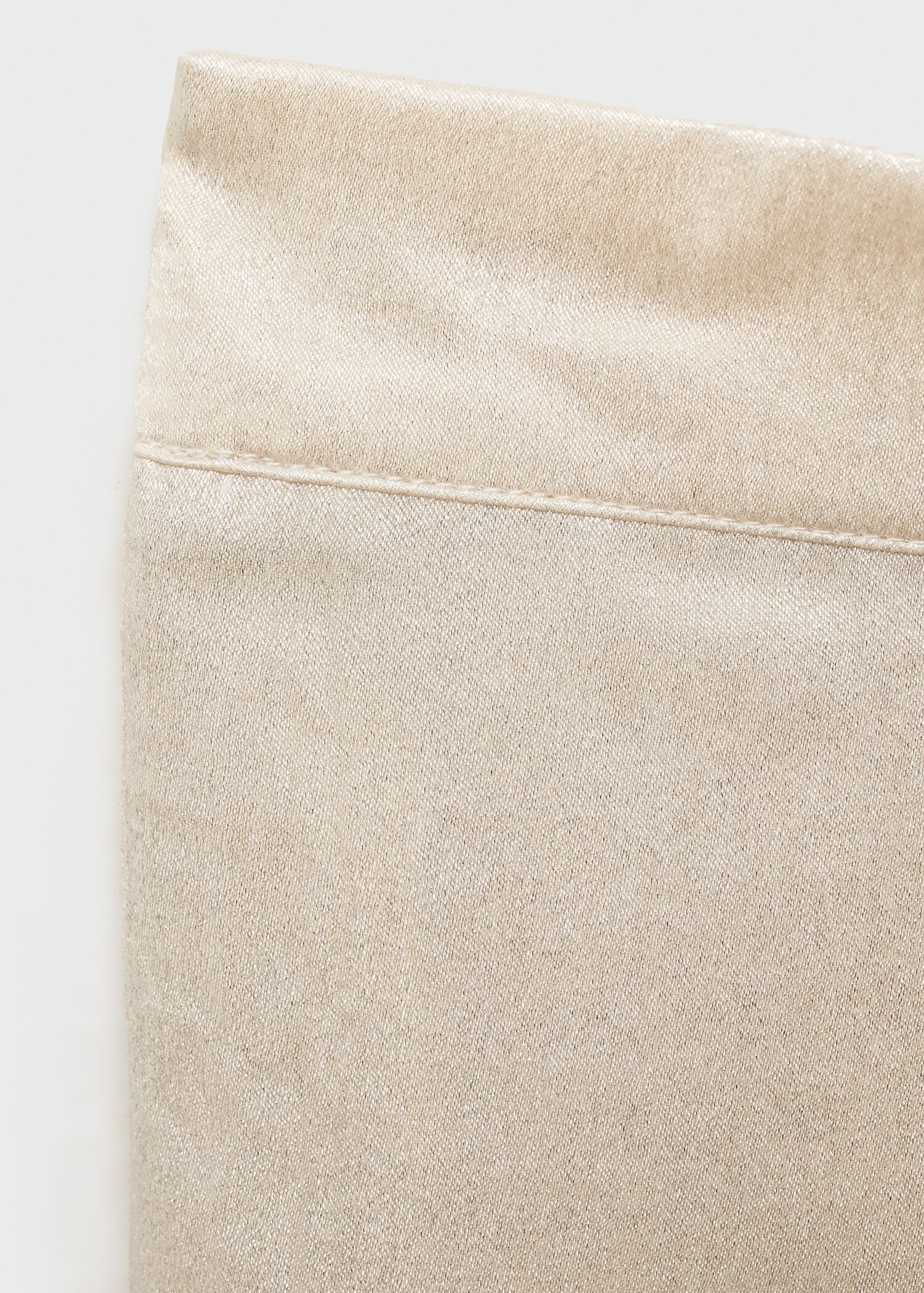 Metallic straight-fit trousers - Details of the article 8