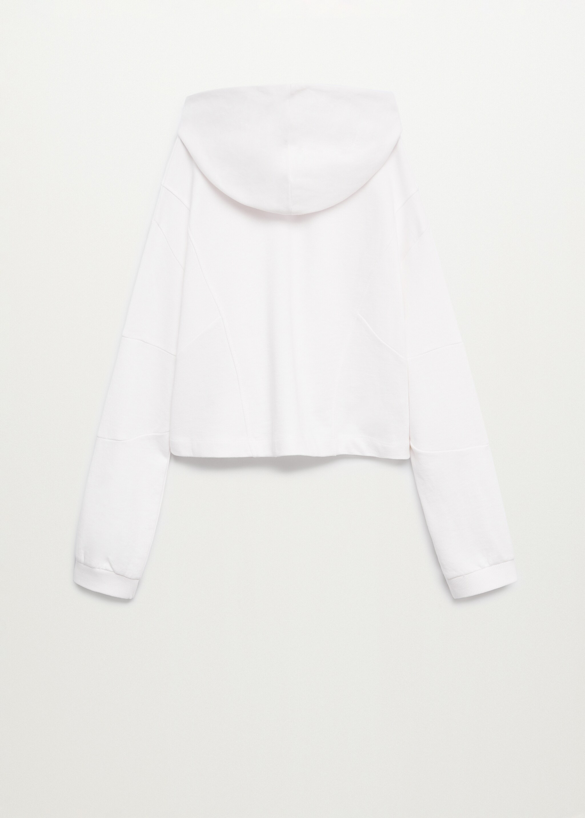 Sudadera oversize algodón  - Reverso del artículo