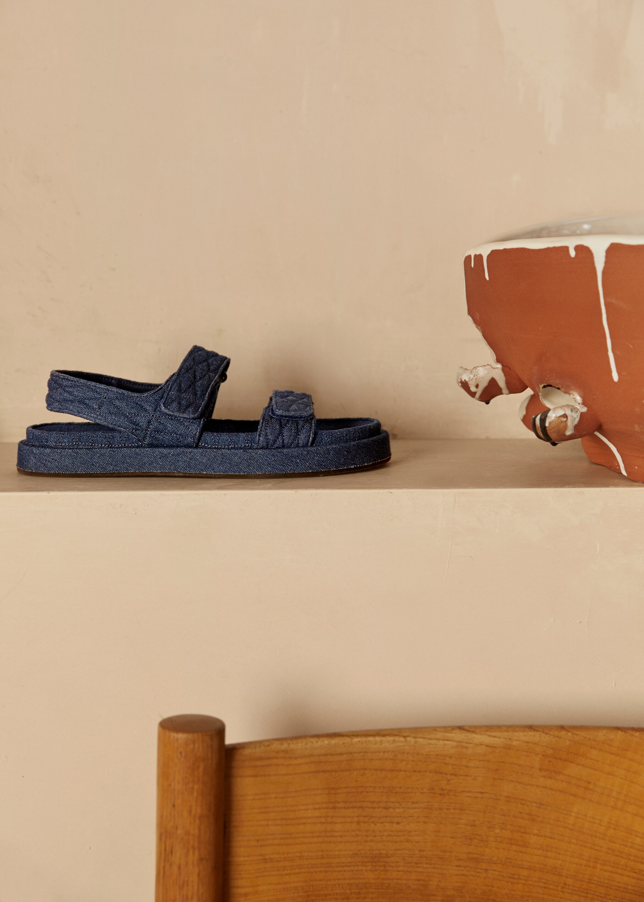 Sandalia algodón denim - Detalle del artículo 9