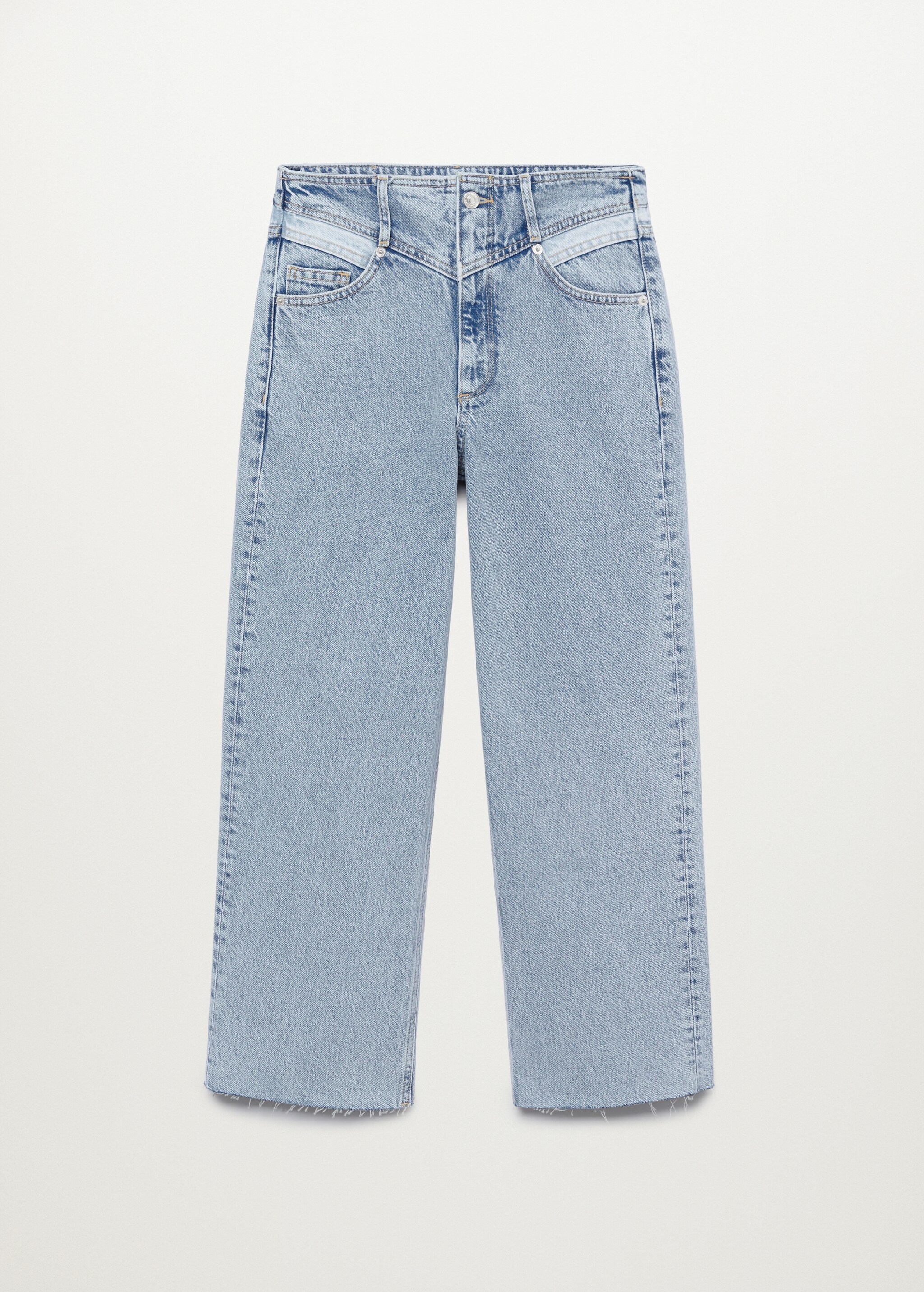 Džíny cropped se širokými nohavicemi - Zboží bez modelu