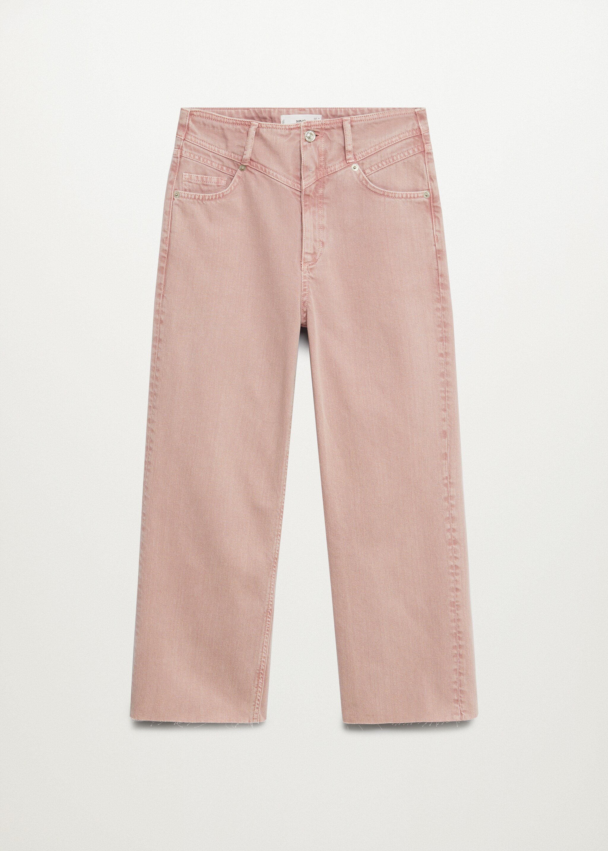 Džíny cropped se širokými nohavicemi - Zboží bez modelu