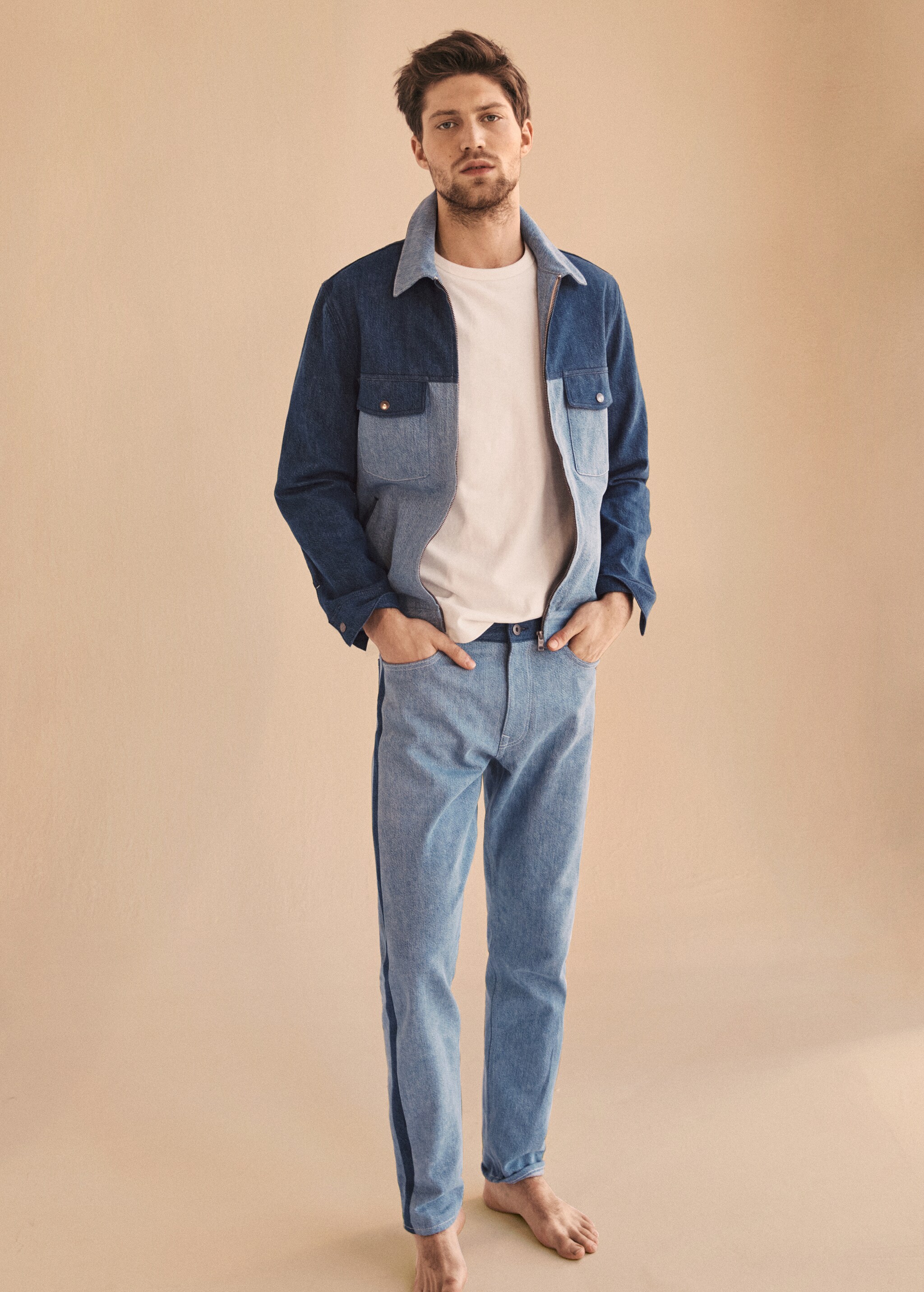 Tapered cropped vintage jeans - Details of the article 5