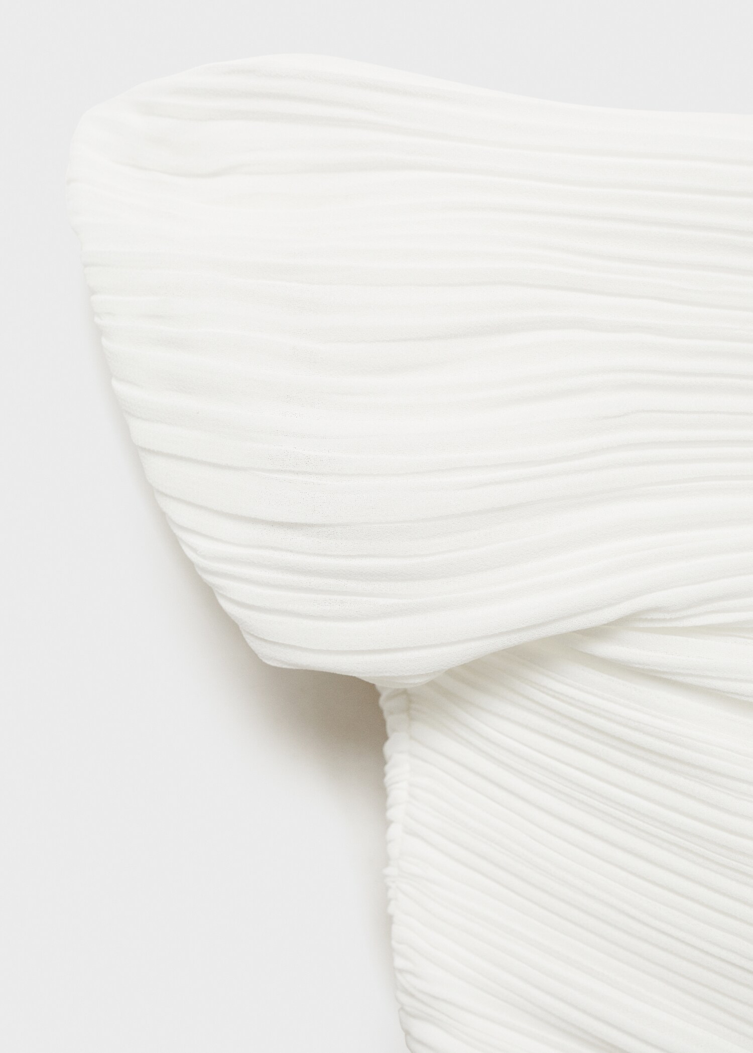 Schulterfreies Plisséekleid - Detail des Artikels 0