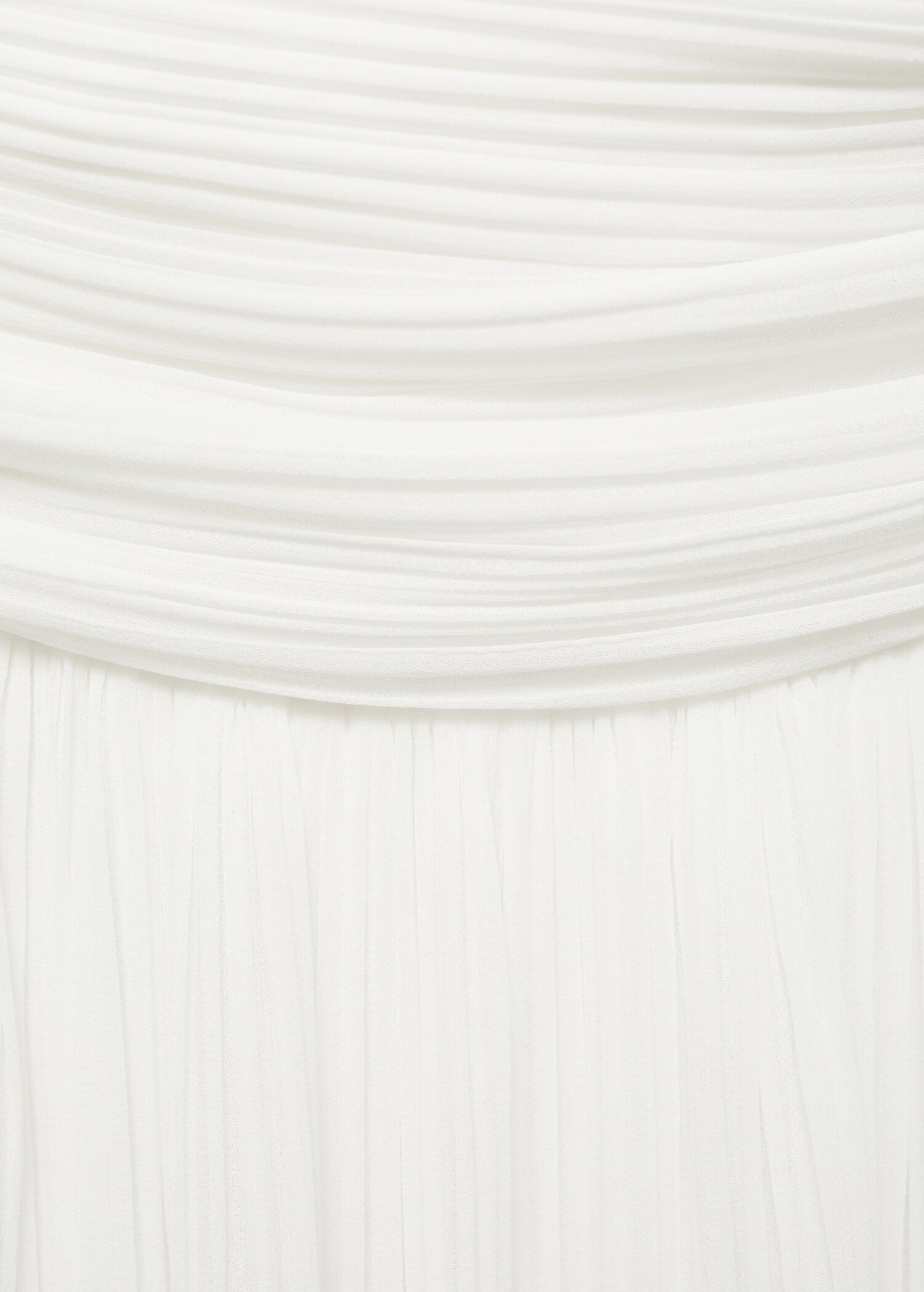 Schulterfreies Plisséekleid - Detail des Artikels 8