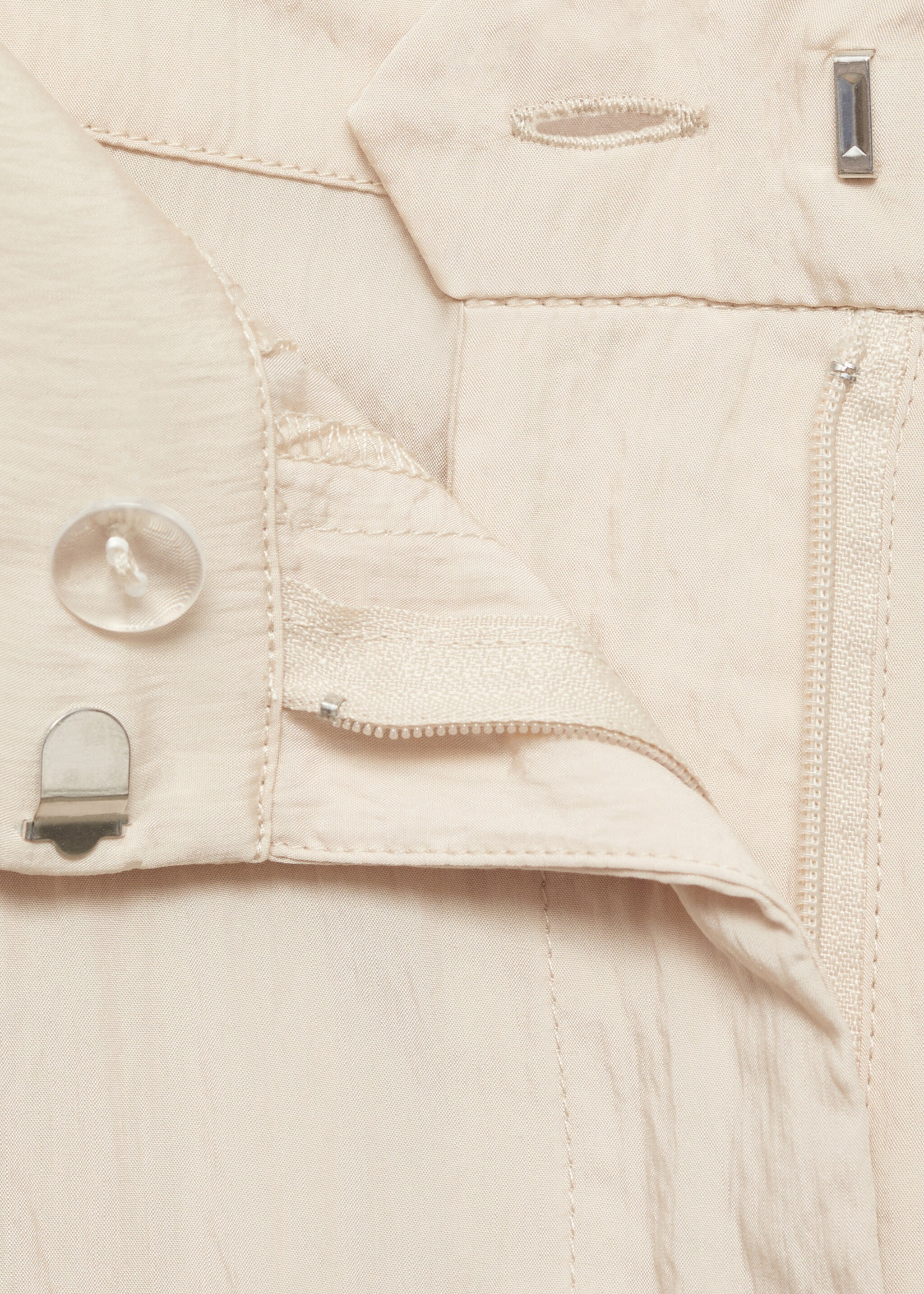 Textured cargo trousers - Details of the article 0, Sand. Ref: 87054778-00.