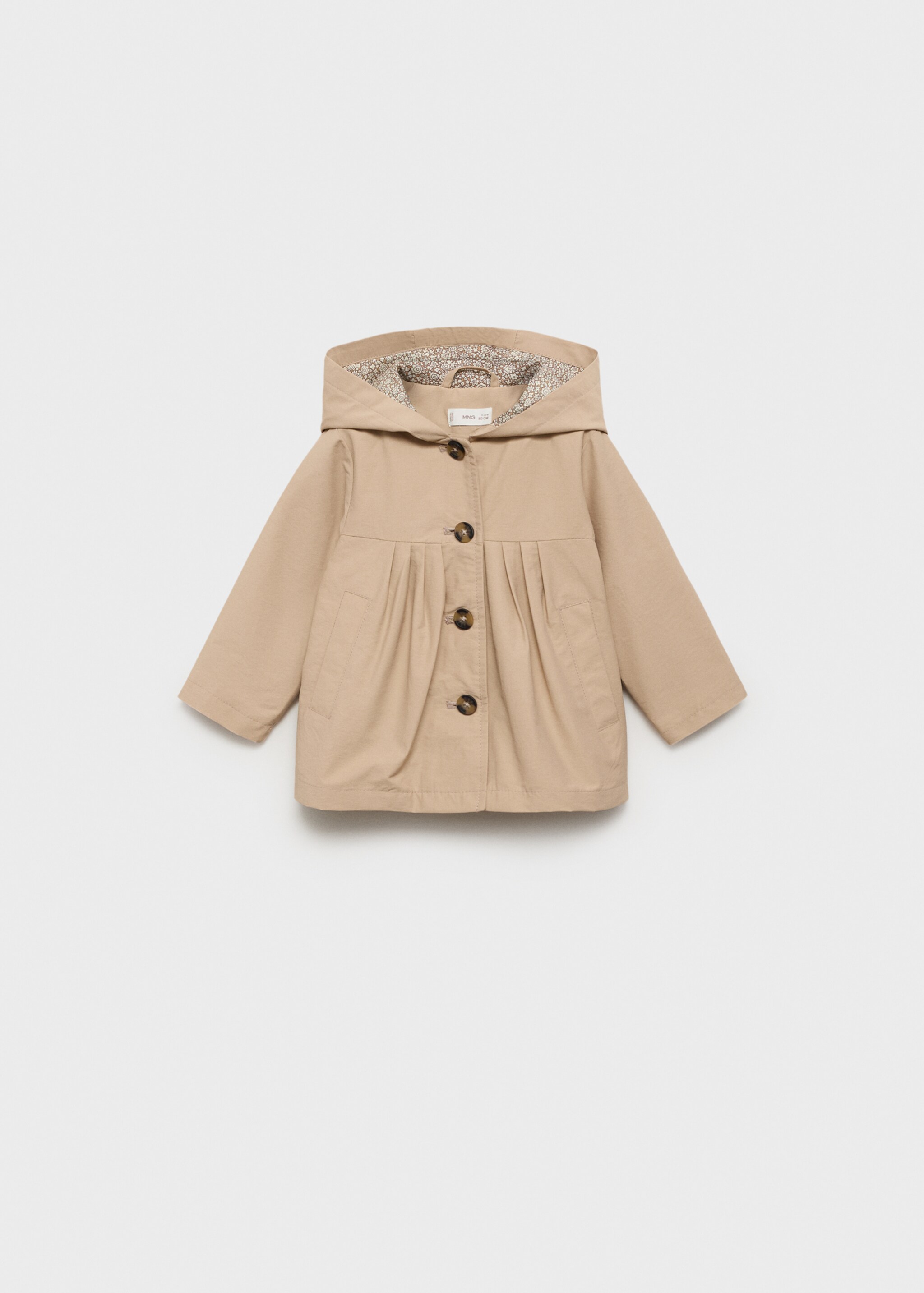 Buttons trench waistcoat - Article without model, Sand. Ref: 87054780-00.