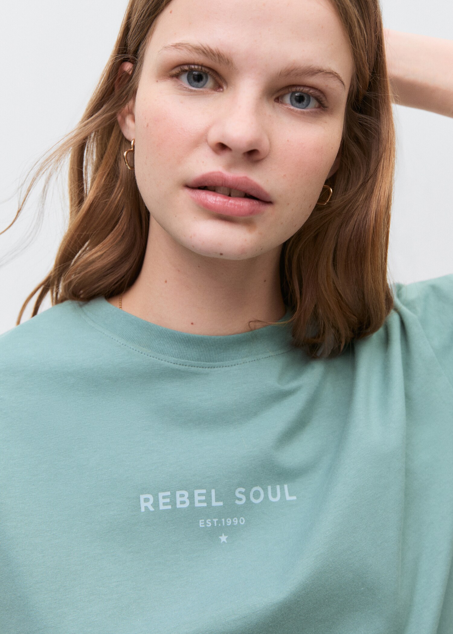 Bavlněné tričko s nápisem - Detail zboží 1