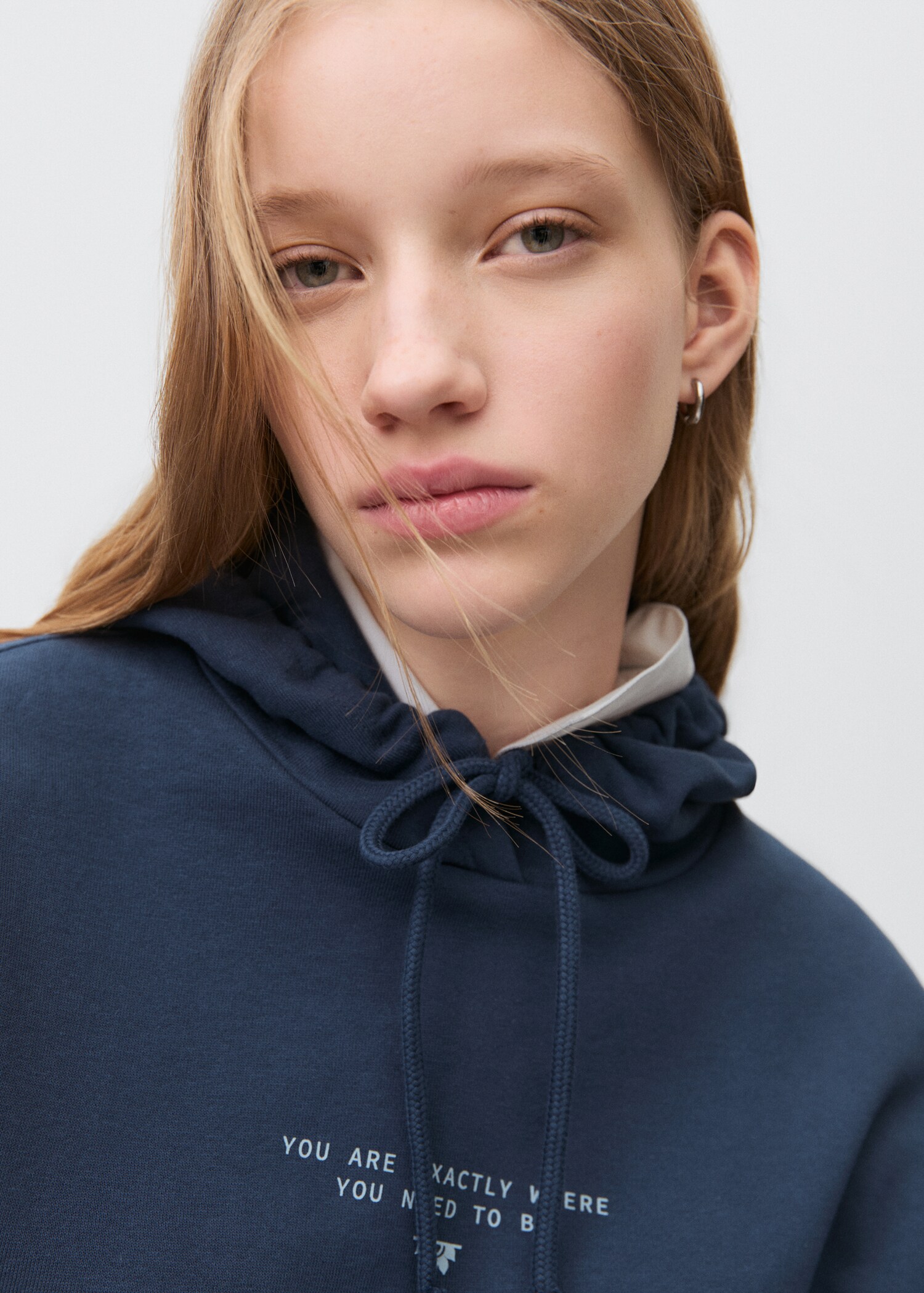 Hoodie cotton sweatshirt - Details of the article 1