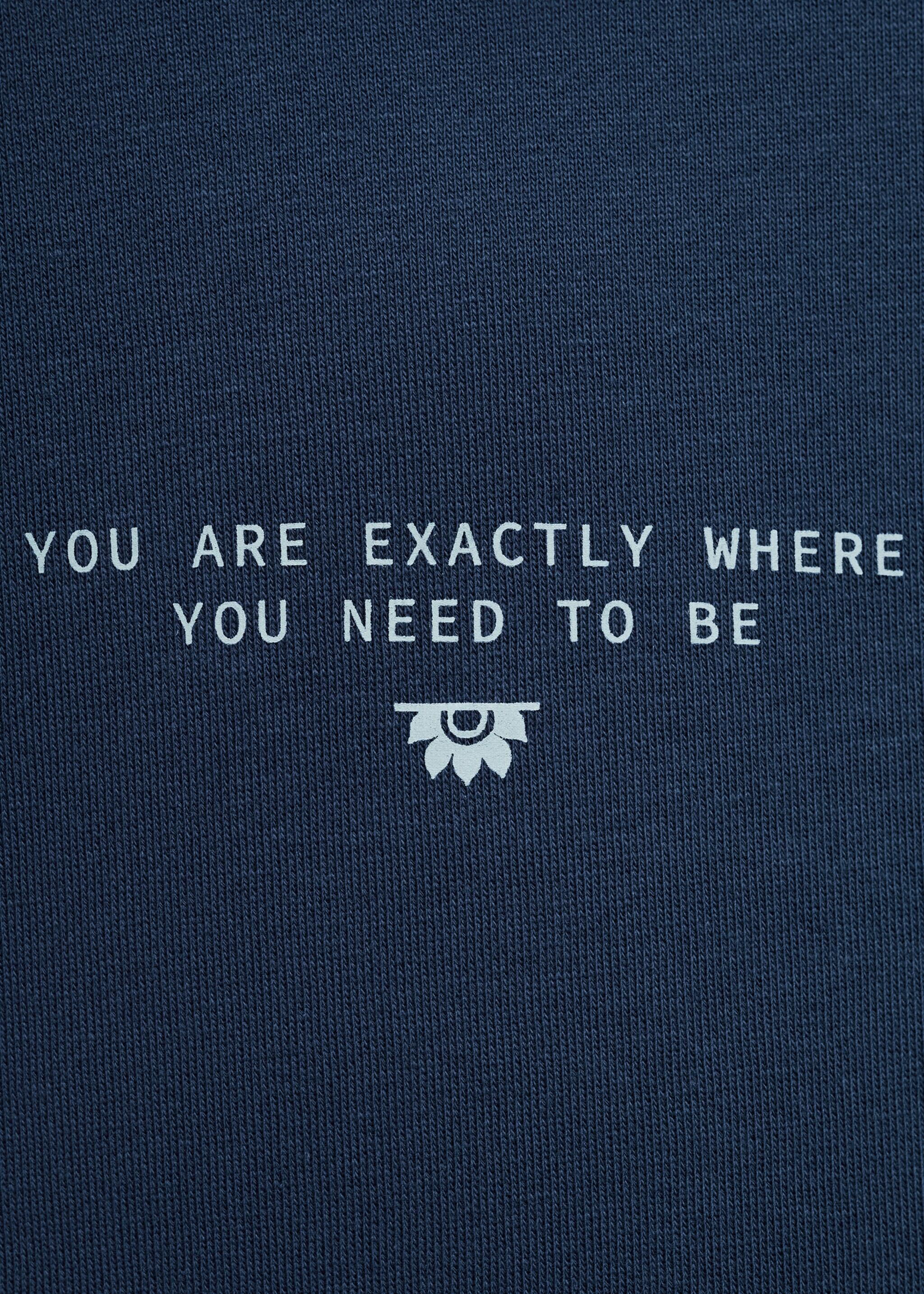 Hoodie cotton sweatshirt - Details of the article 8, Dark Navy. Ref: 87054787-00.