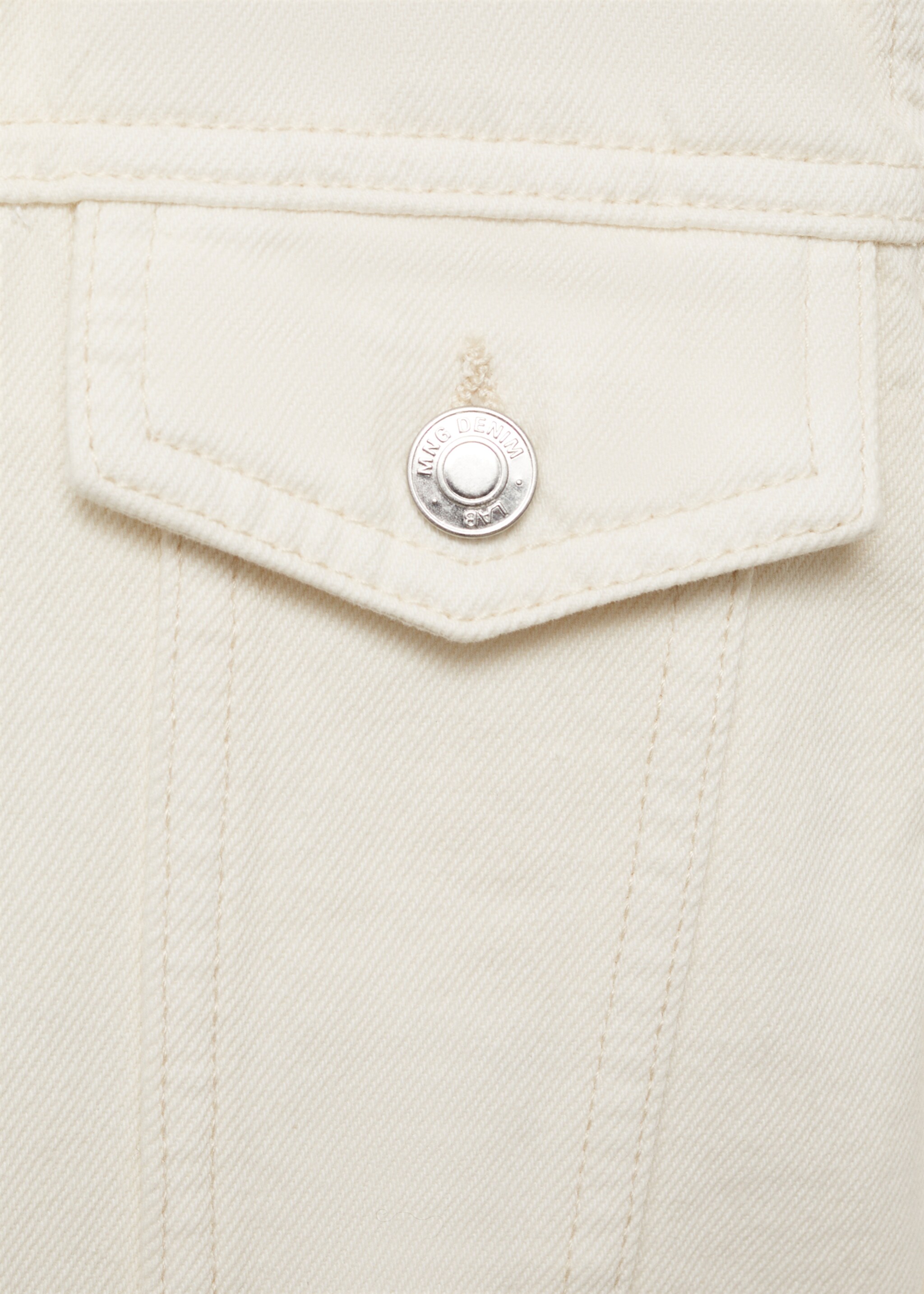 Langer Jeans-Jumpsuit - Detail des Artikels 0, Ecru. Ref: 87054792-00.