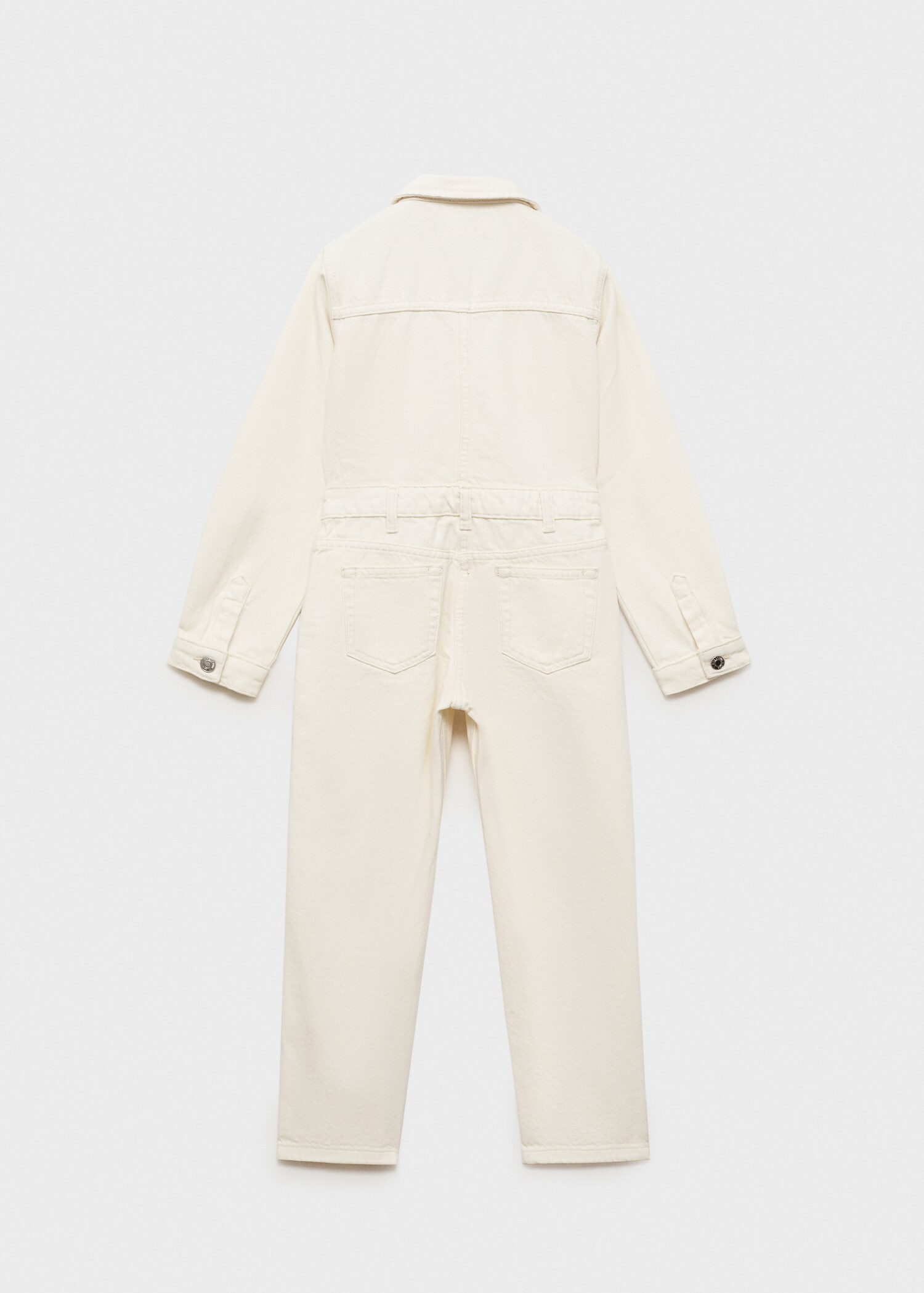 Langer Jeans-Jumpsuit - Rückseite des Artikels