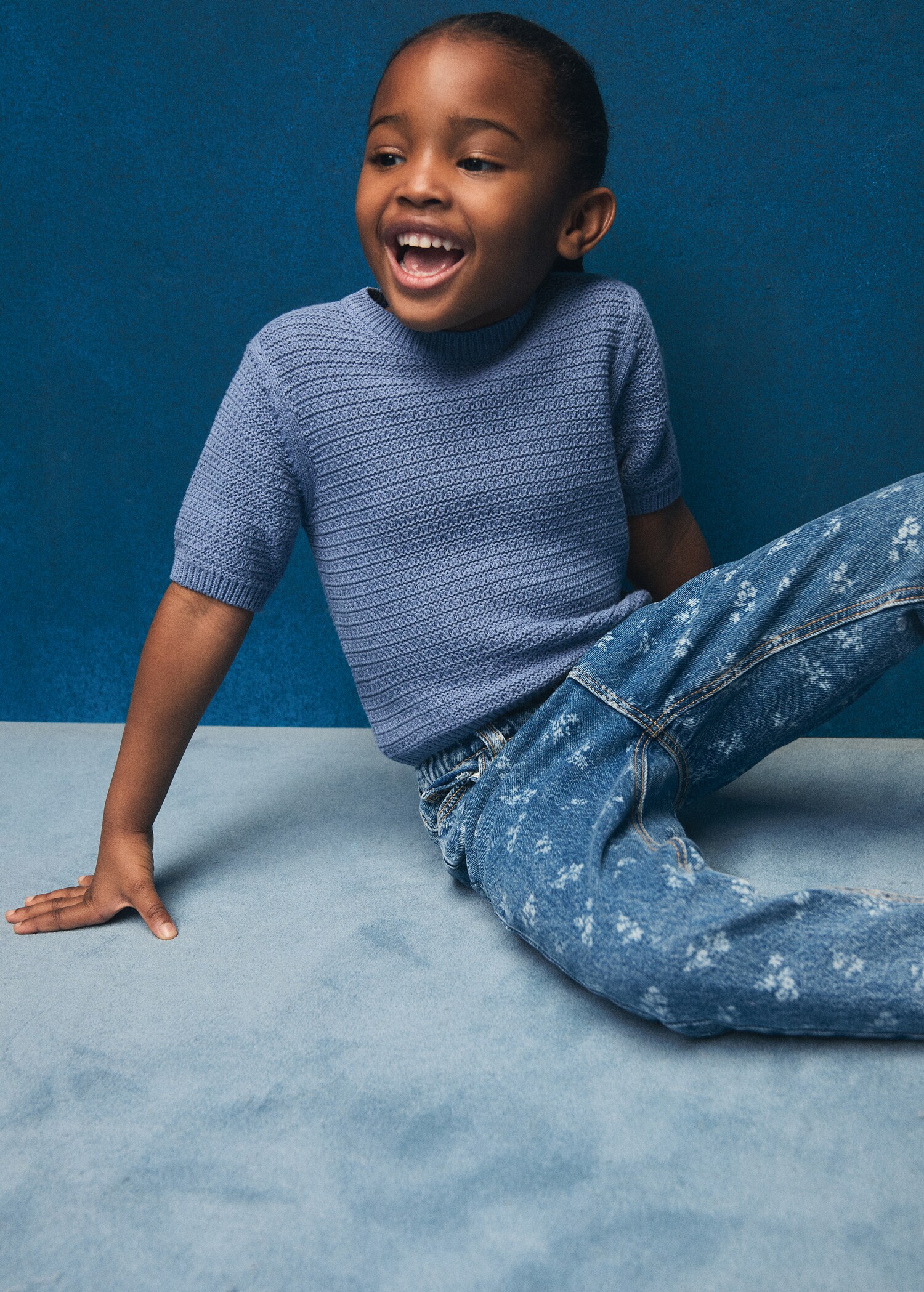 Pull en maille de coton manches courtes - Détail de l'article 5