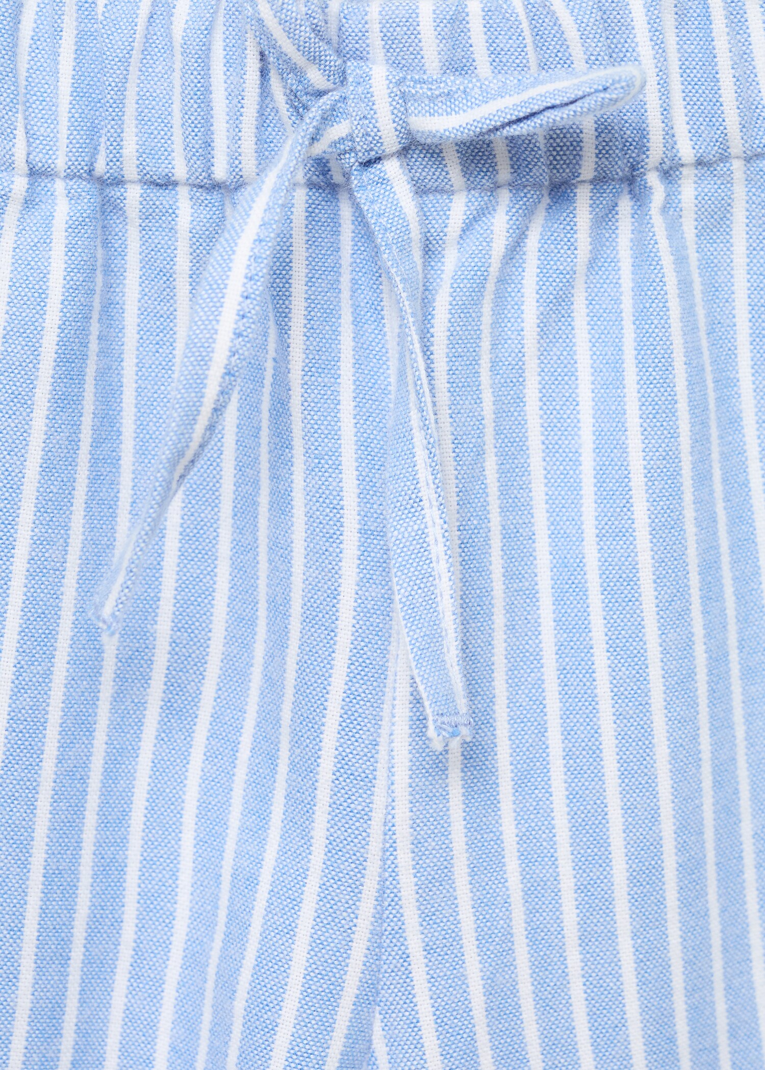 Βαμβακερό ριγέ παντελόνι - Λεπτομέρεια του προϊόντος 8