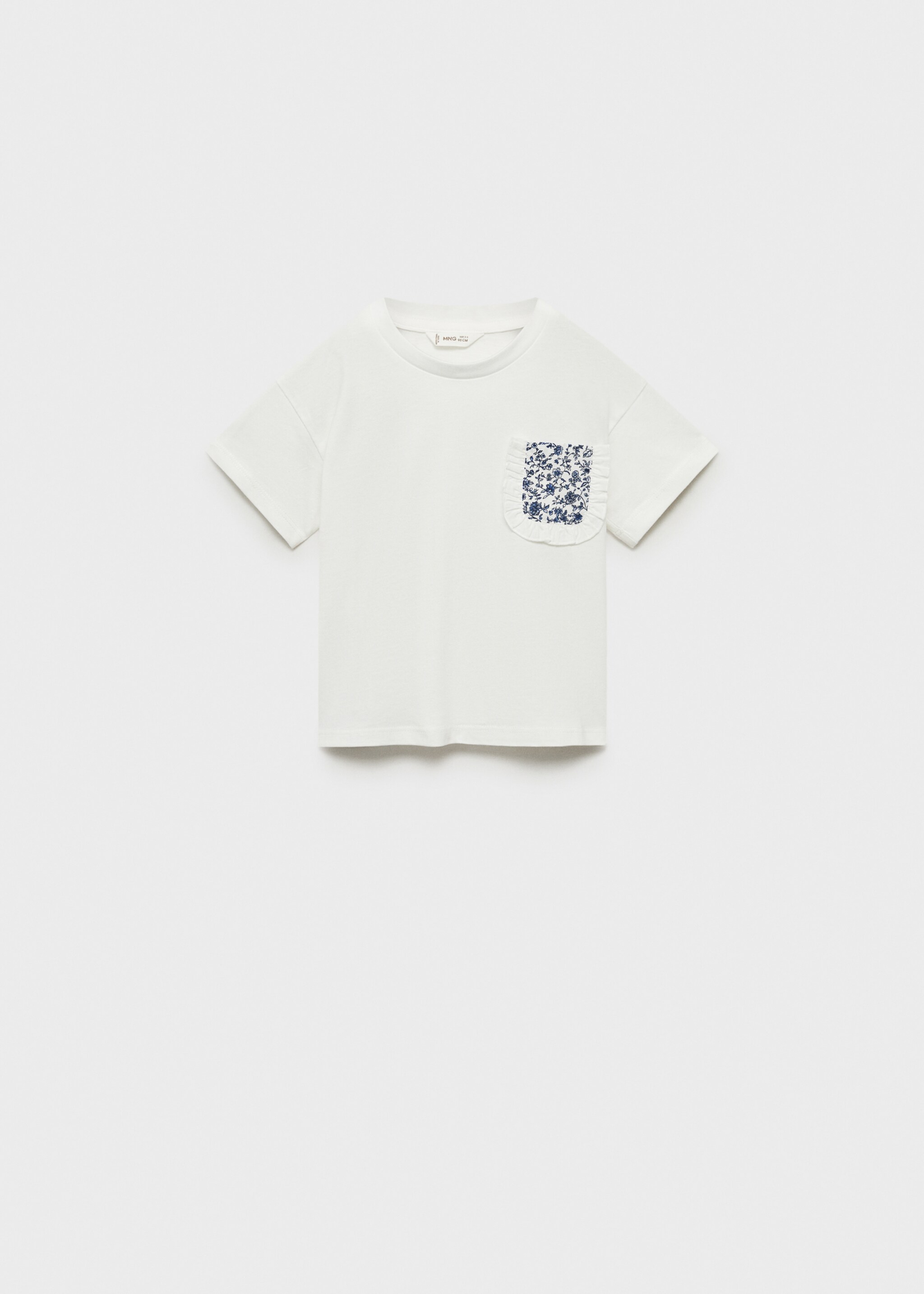 Patch pocket T-shirt - Article without model, Off White. Ref: 87054797-00.