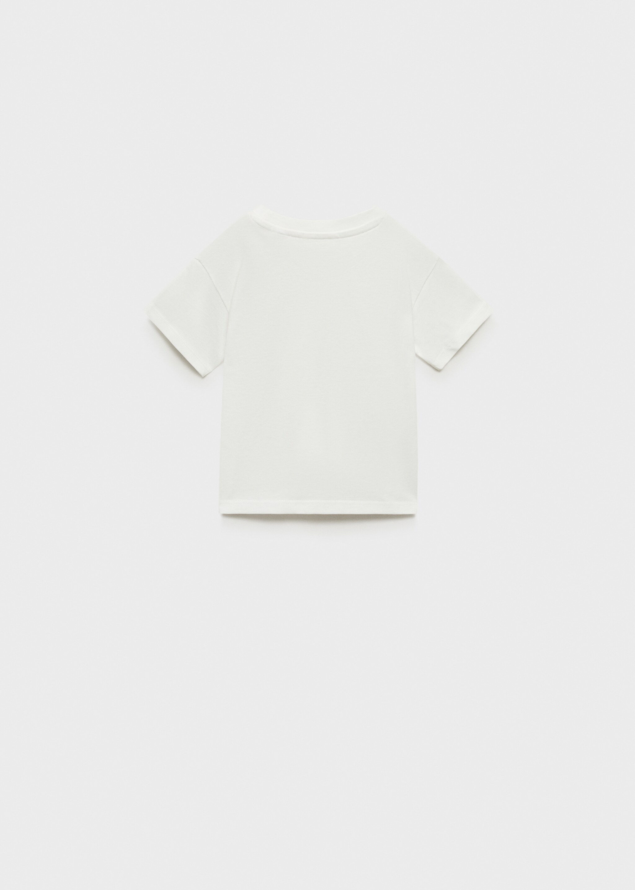 Patch pocket T-shirt - Reverse of the article, Off White. Ref: 87054797-00.