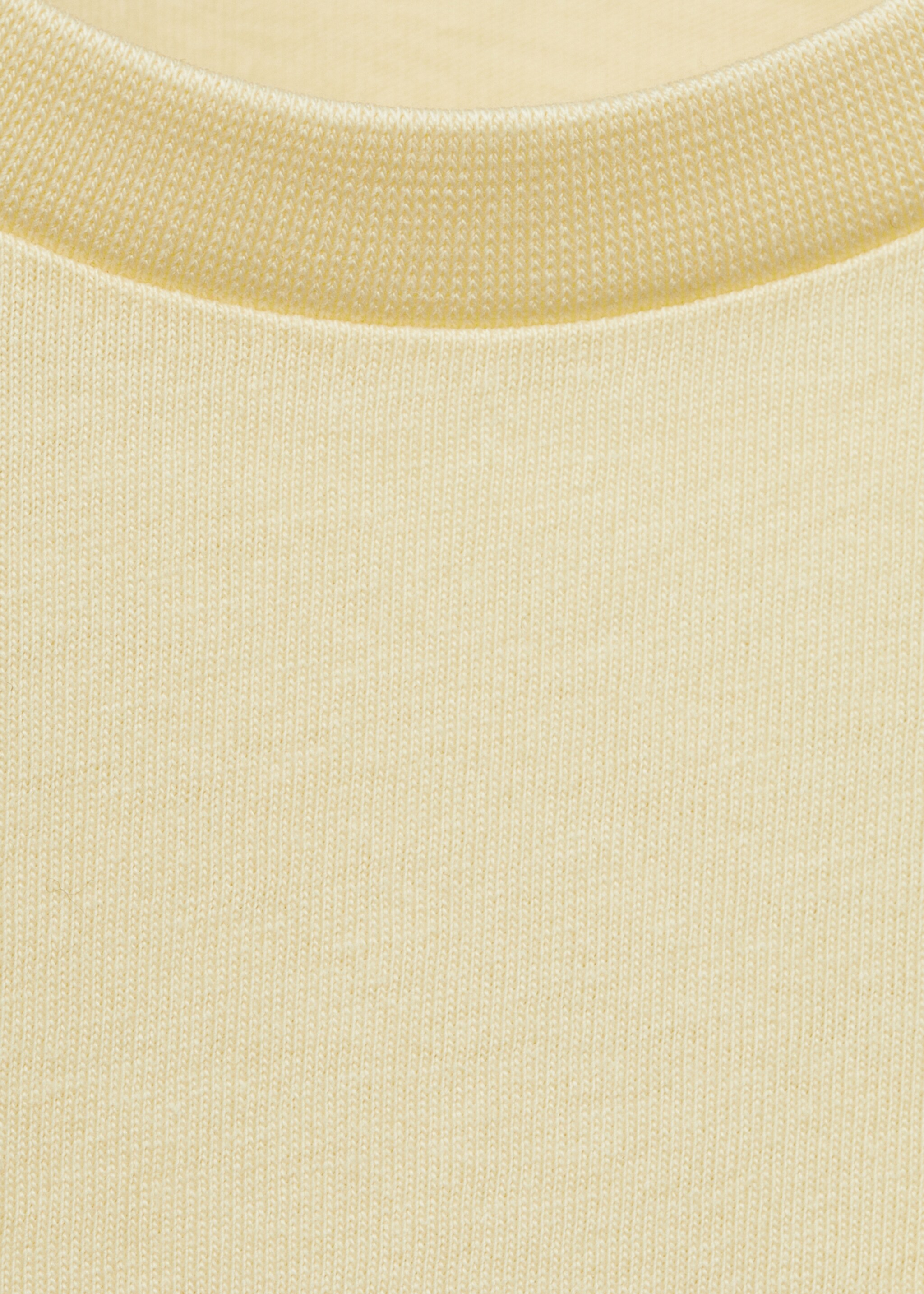 Patch pocket T-shirt - Details of the article 0, Yellow. Ref: 87054797-00.