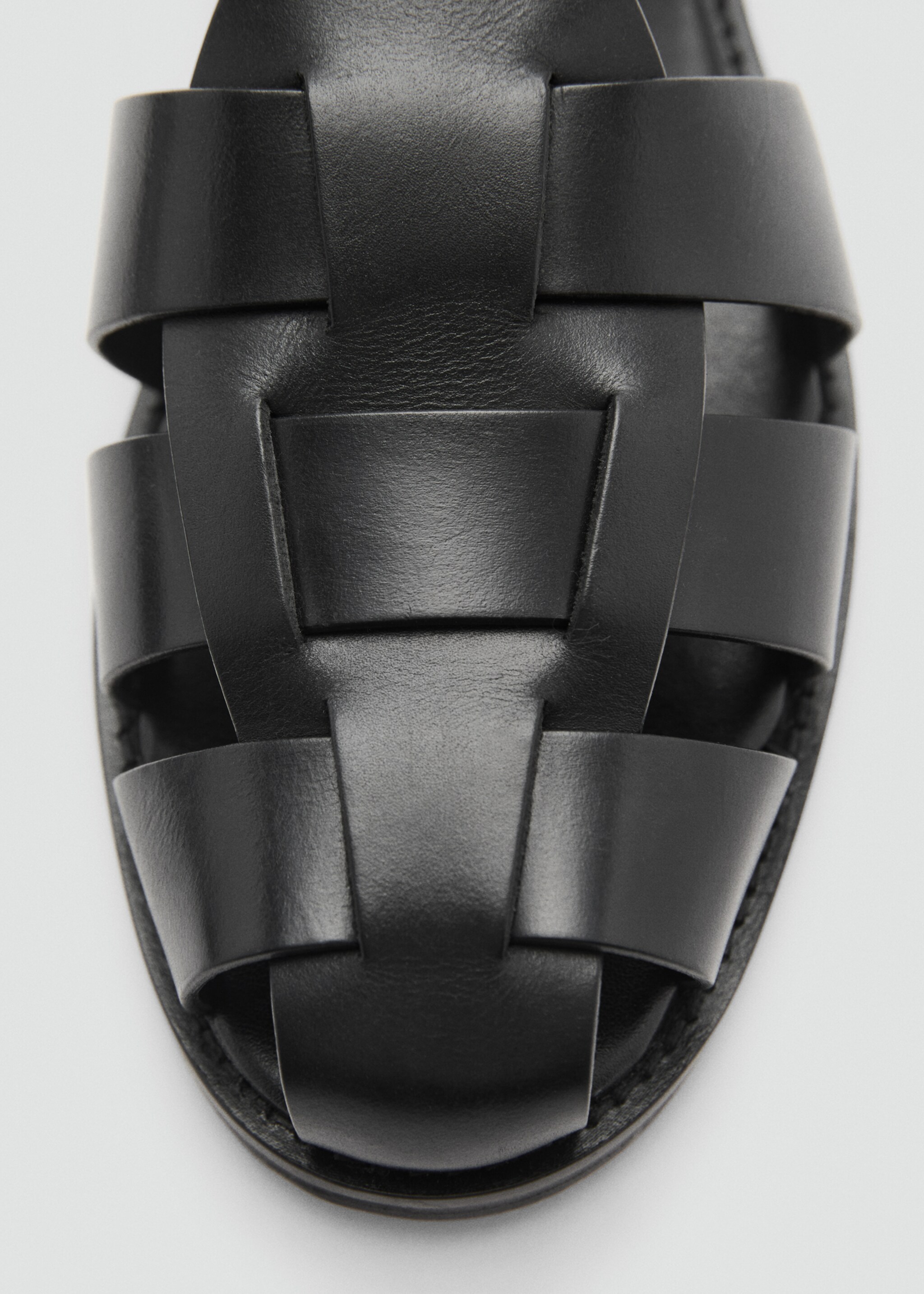 Sandàlies estil goma pell - Detall de l'article 1, Negre. Ref: 87054799-00.