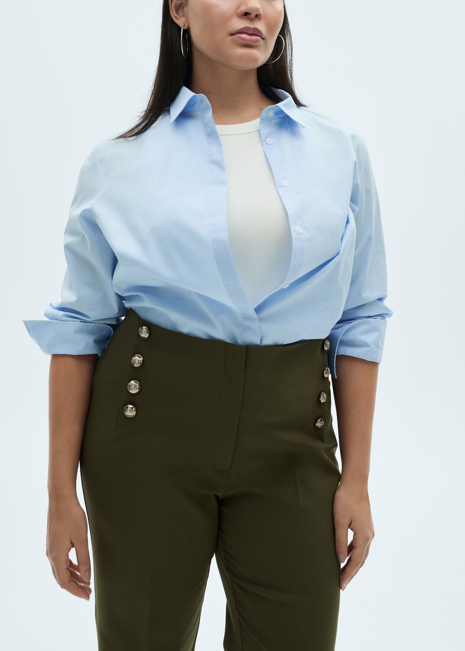 Rechte broek met sieraadknopen - Detail van het artikel 4