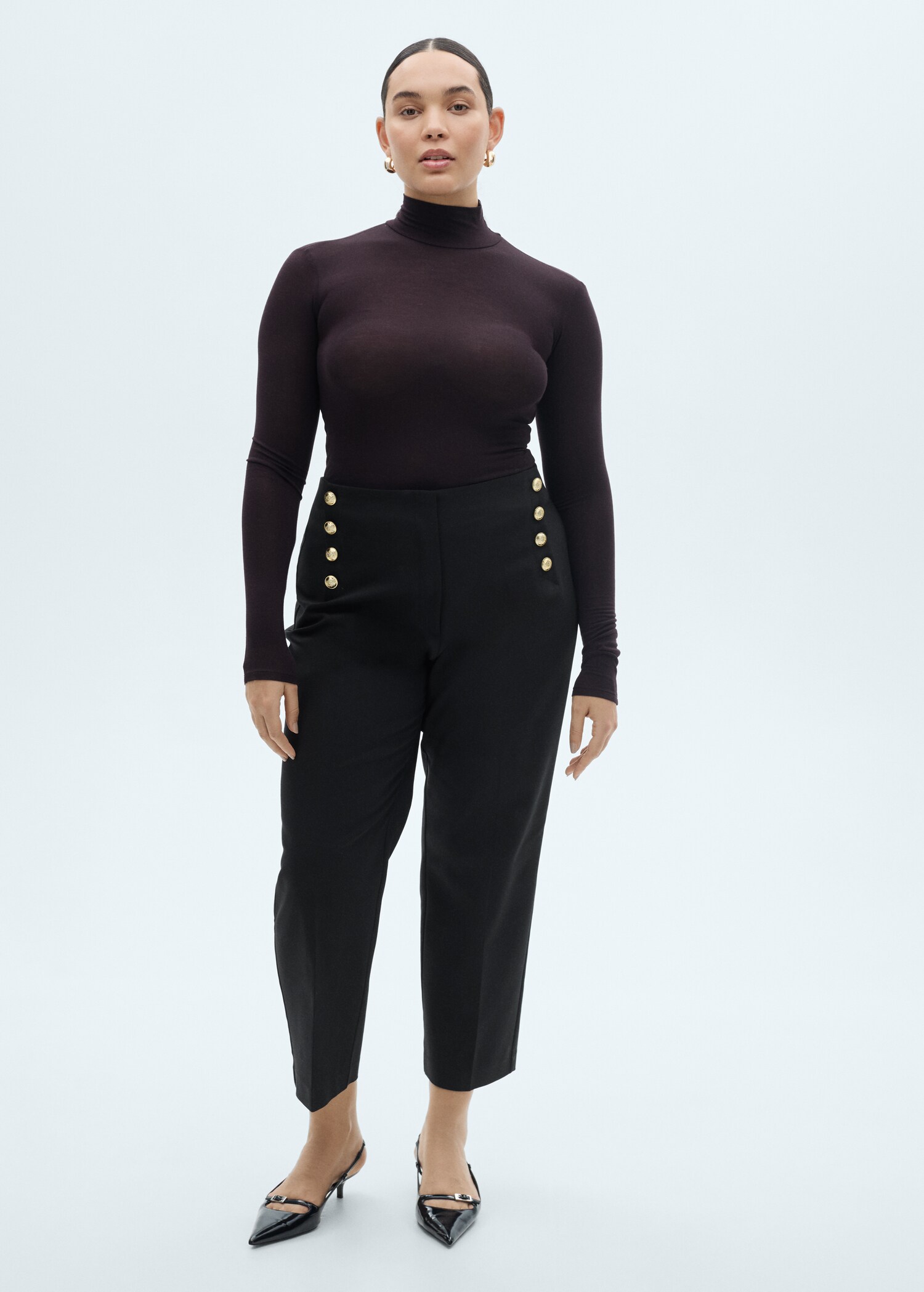 Rechte broek met sieraadknopen - Detail van het artikel 3