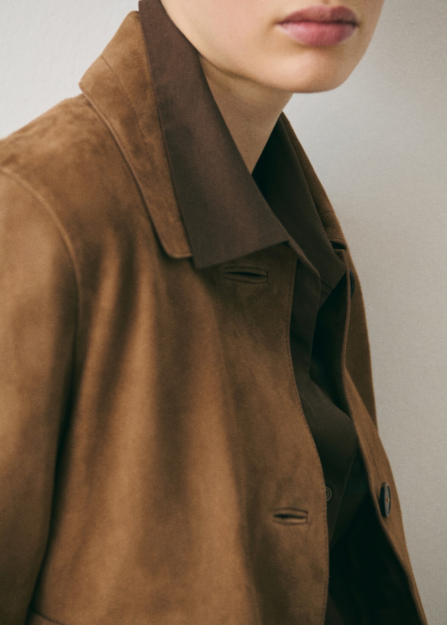 Suede leather jacket - Details of the article 1