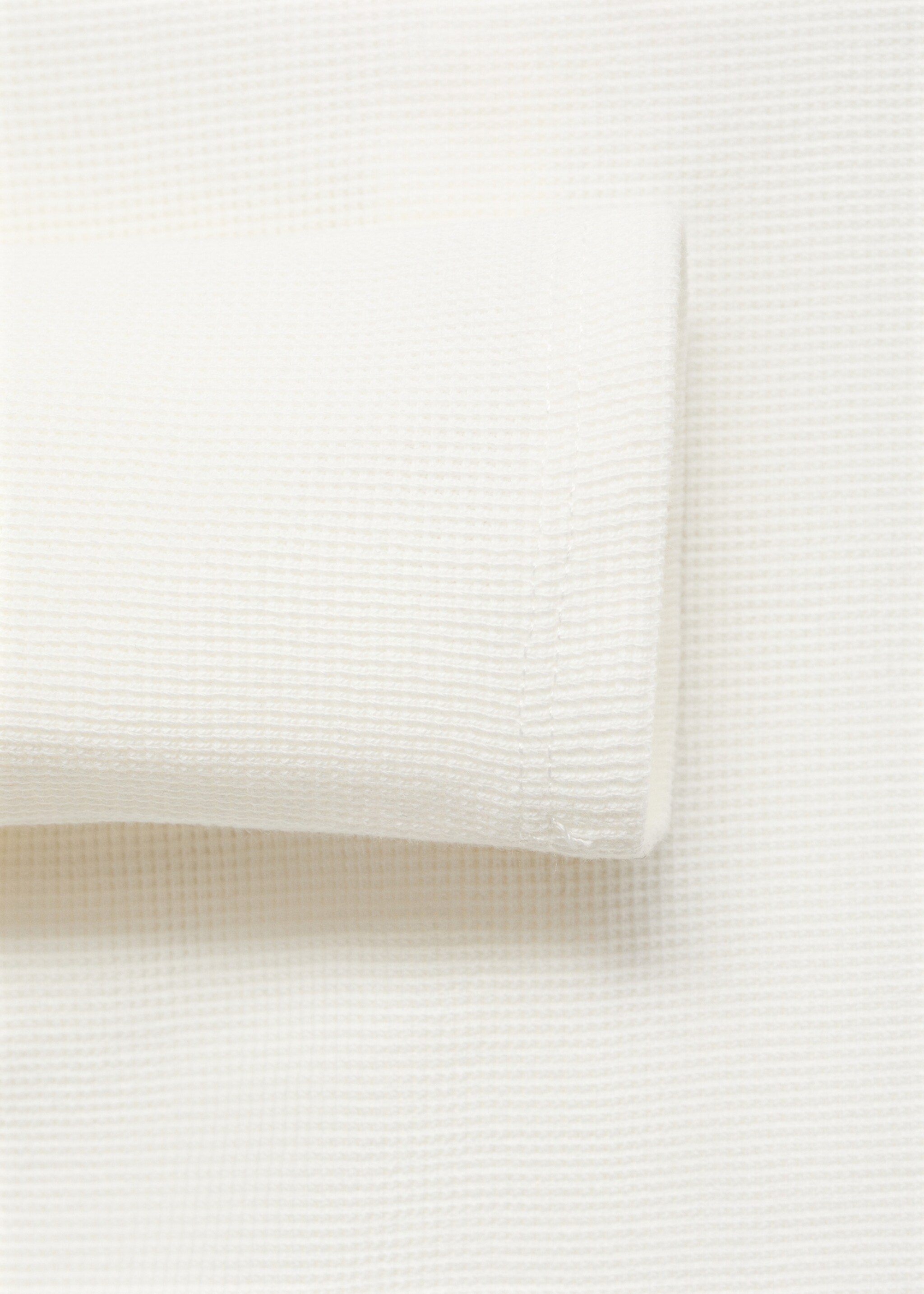 Buttoned long sleeve t-shirt - Details of the article 0, Off White. Ref: 87054805-00.