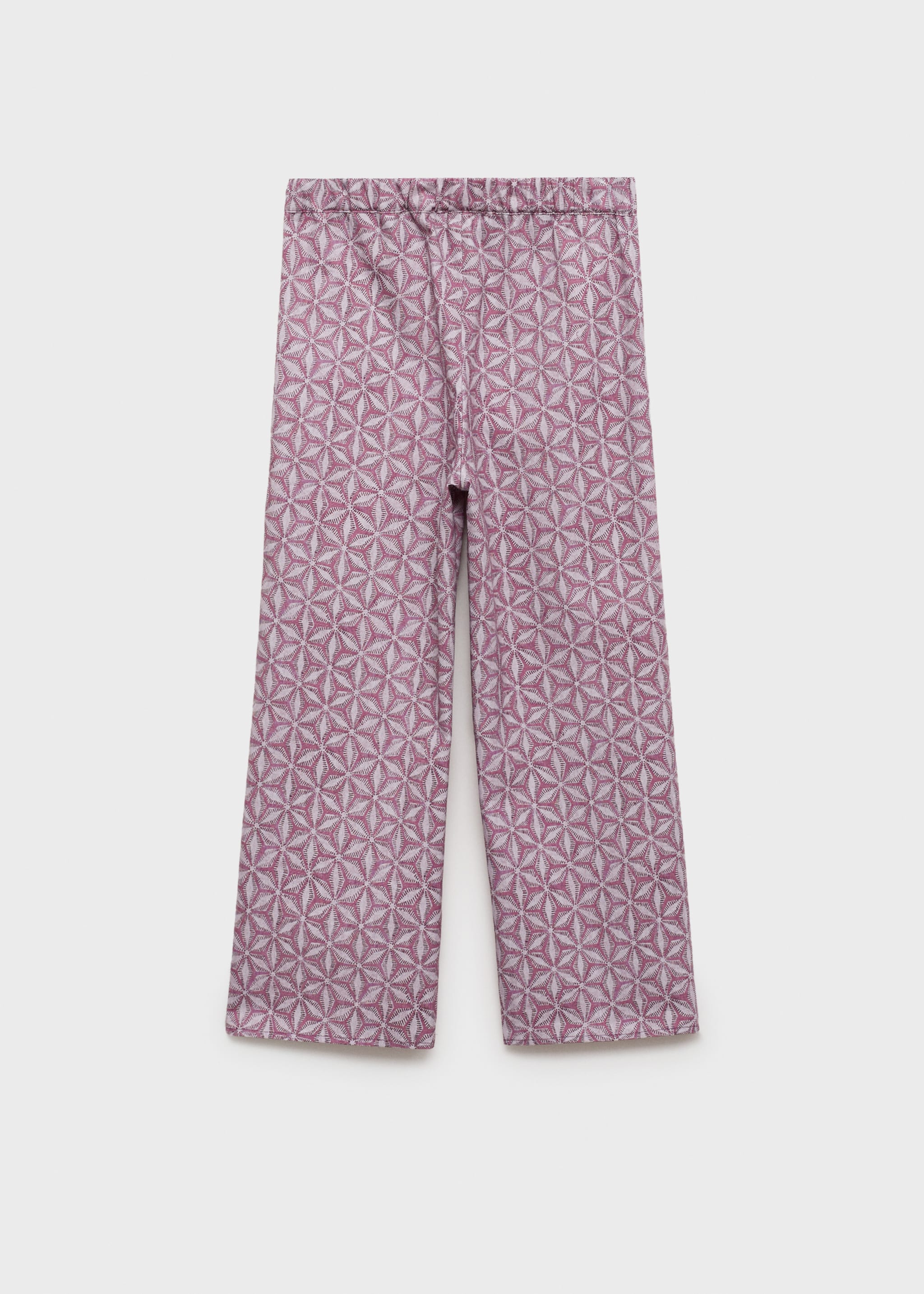 Printed pocket pants - Reverse of the article, Pink. Ref: 87054807-00.