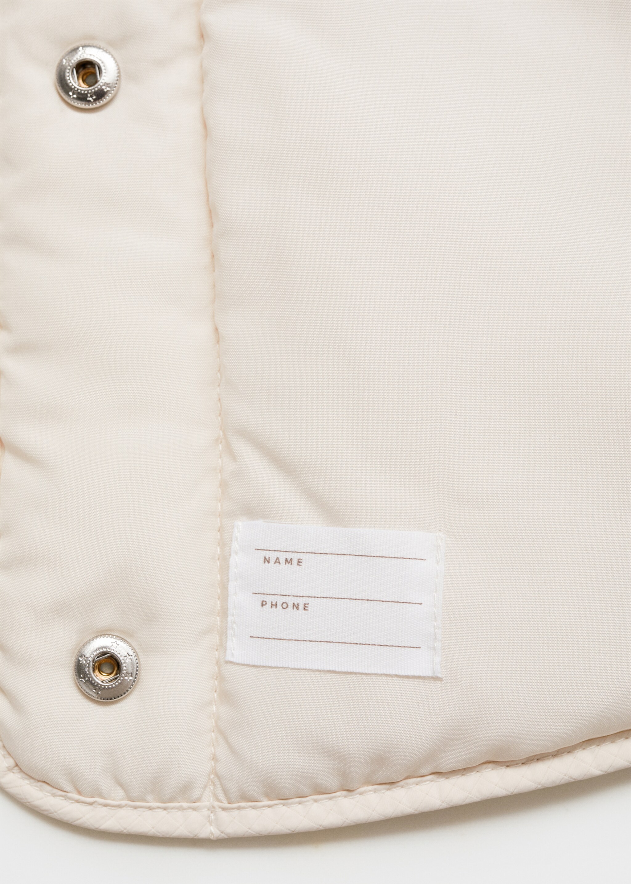 Water-repellent puffer coat - Details of the article 0, Off White. Ref: 87054809-00.