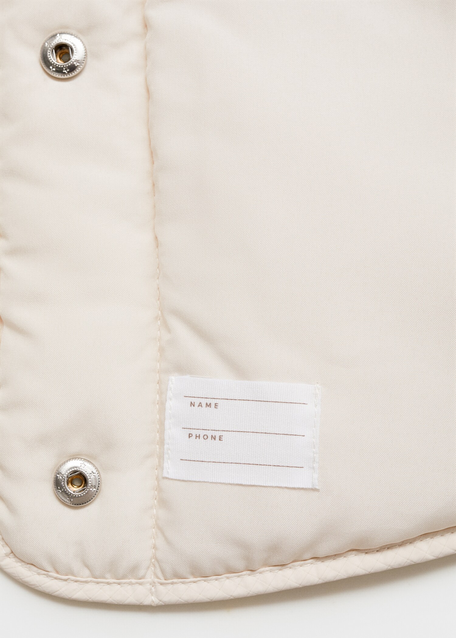 Water-repellent puffer coat - Details of the article 0