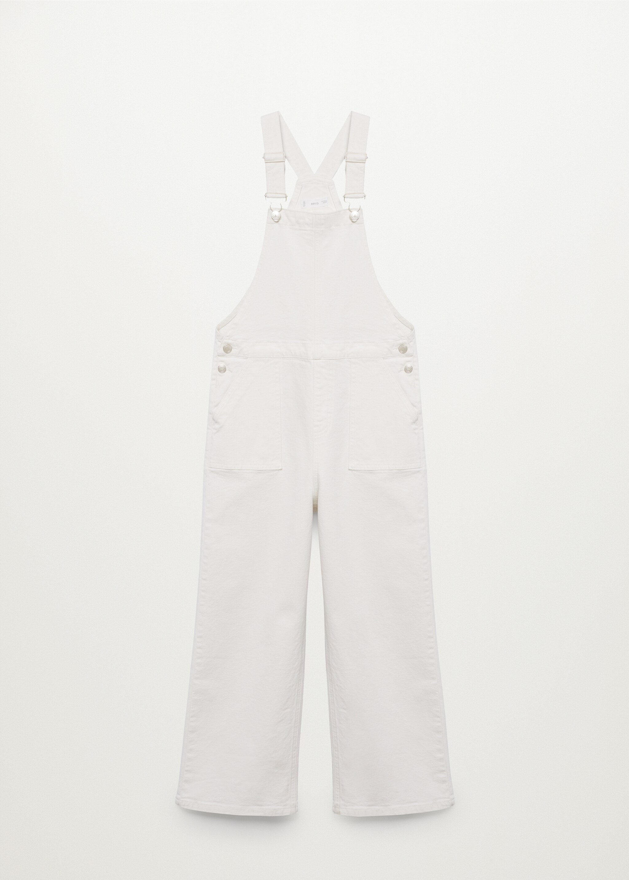 Wide-leg denim dungarees - Article without model